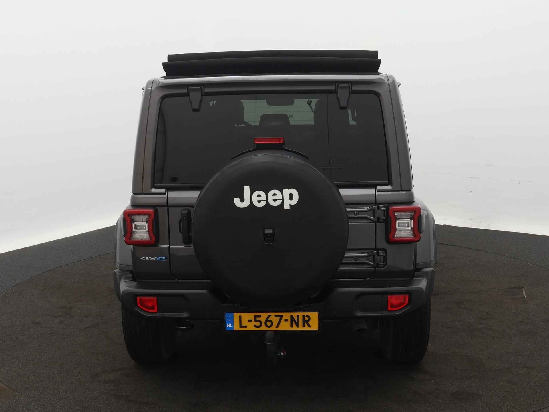 Jeep Wrangler Unlimited 4xe 380 Sahara | Elektrisch vouwdak | Stoelverwarming | Leder | Trekhaak | Zeer compleet! - 14/42