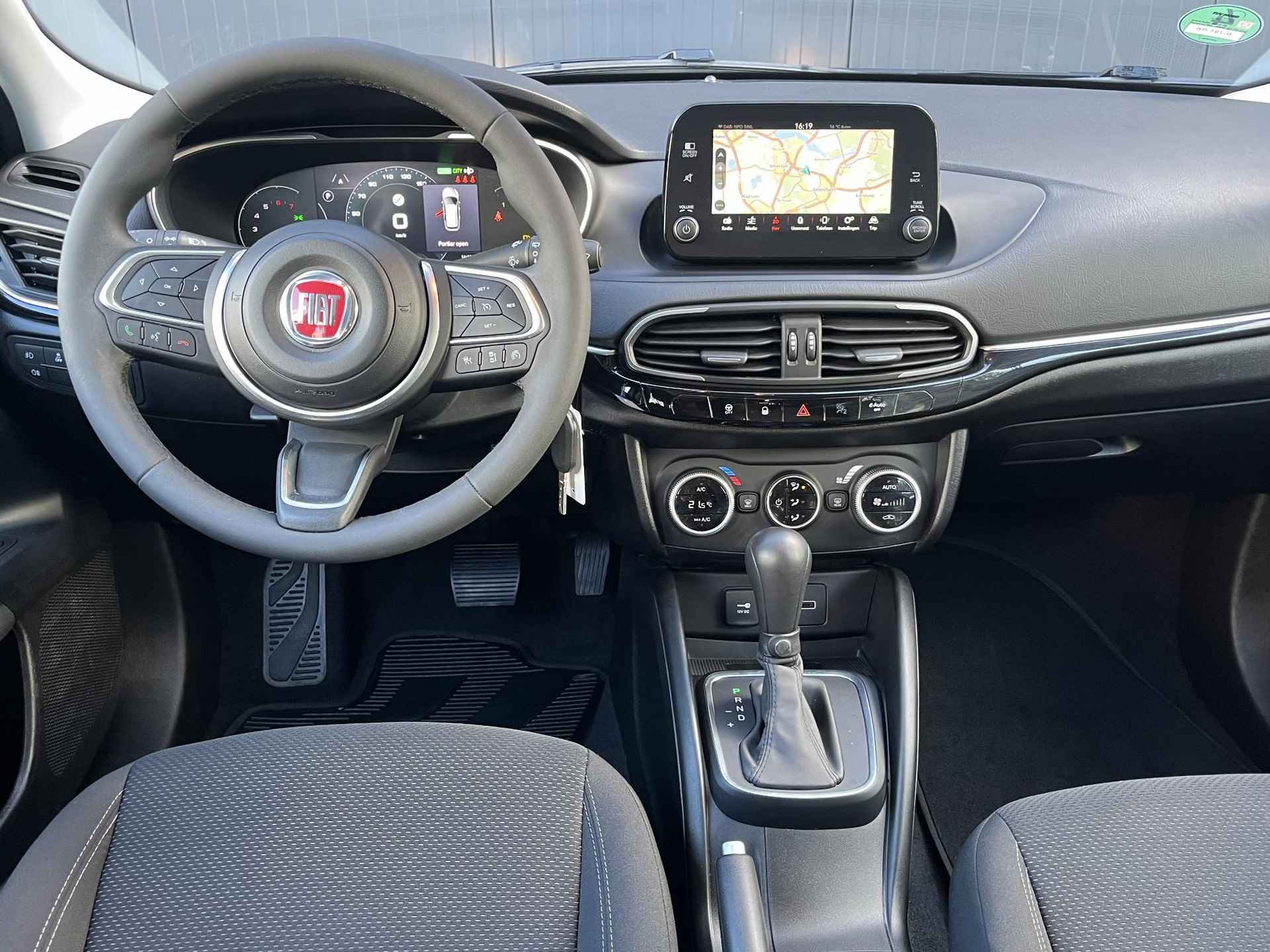 Fiat Tipo 130pk Hybrid City (1ste eig./Camera/NAV./Climate/Cruise/AppleCarPlay) - 8/14