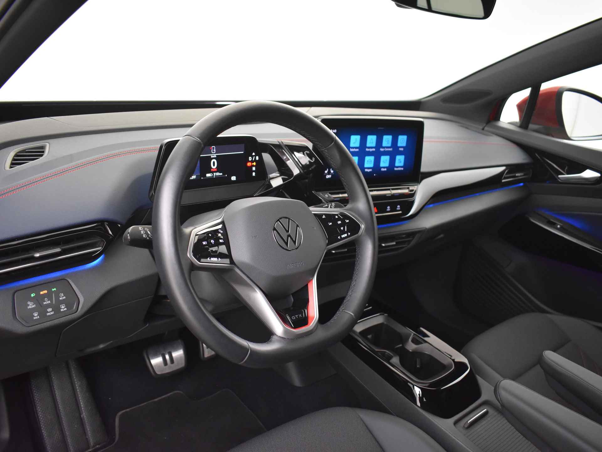 Volkswagen ID.4 GTX 77 kWh 299pk 4 wheeldrive | Fabrieksgarantie 2025 | Cruise control | Navigatie | Matrix koplampen | Keyless | App connect | - 35/59