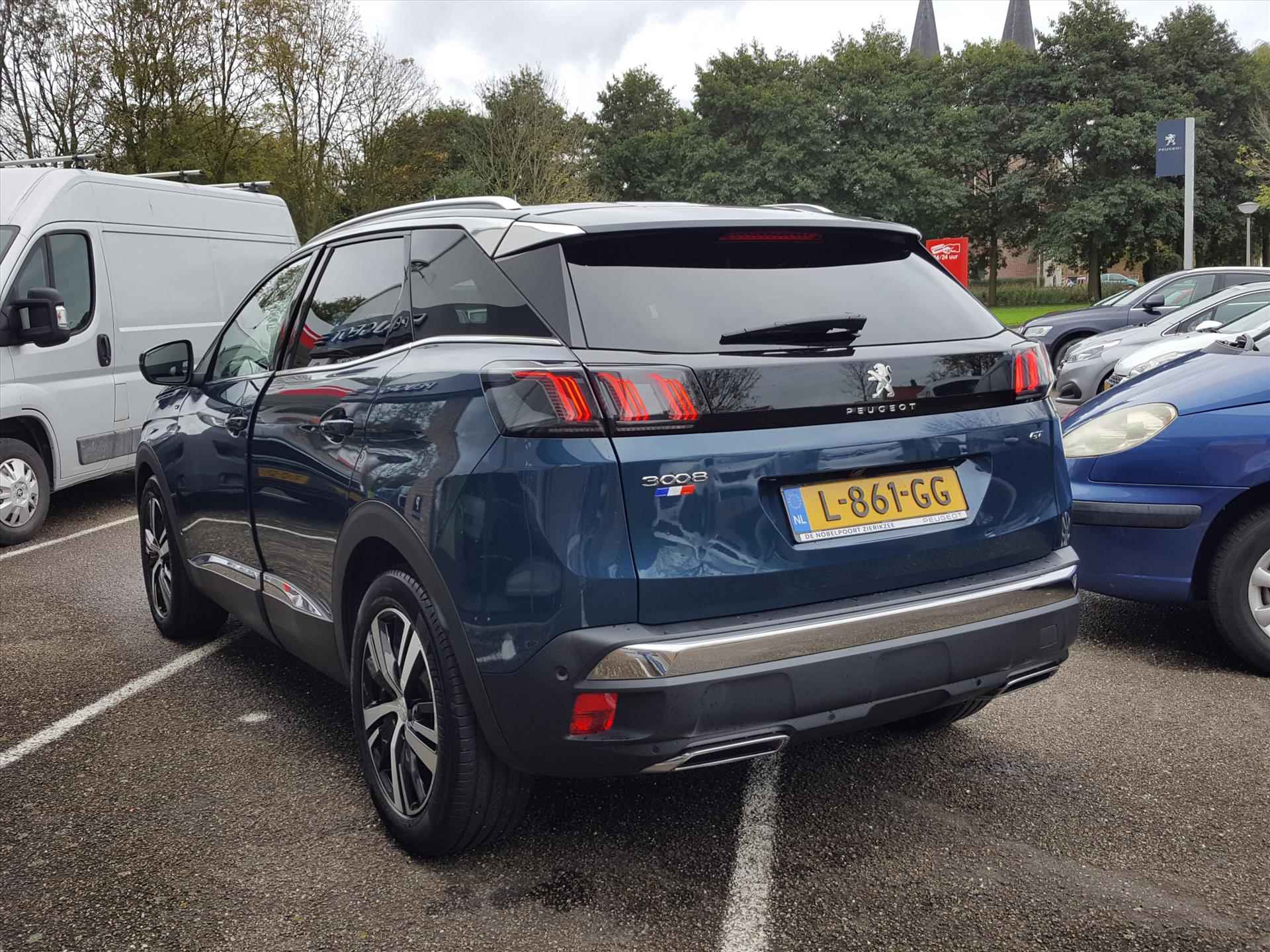 Peugeot 3008 GT 1.6T-180pk 4cil. AUTOMAAT(EAT8)| AFN.TREKHAAK | Navigatie&BT| Cruise&Climate | PARKEERHULP V/A/360CAMERA'S | ALCANTARA | KEYLESS&EL. ACHTERKLEP - 9/54