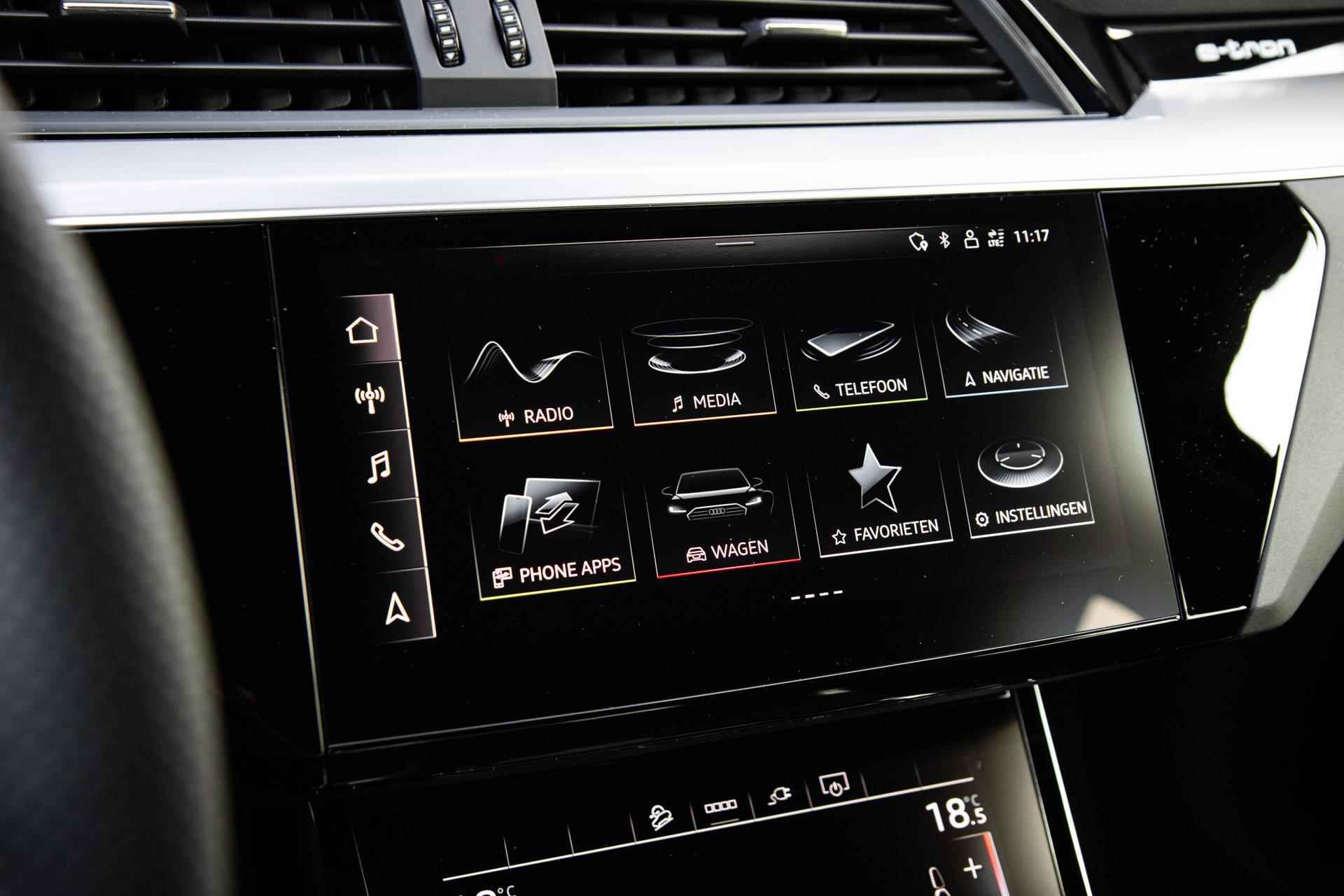 Audi Q8 e-tron 55 quattro 408pk S Edition 115 kWh | Panoramadak | B&O | Luchtvering | Sportstoelen | 22" Velgen - 33/47