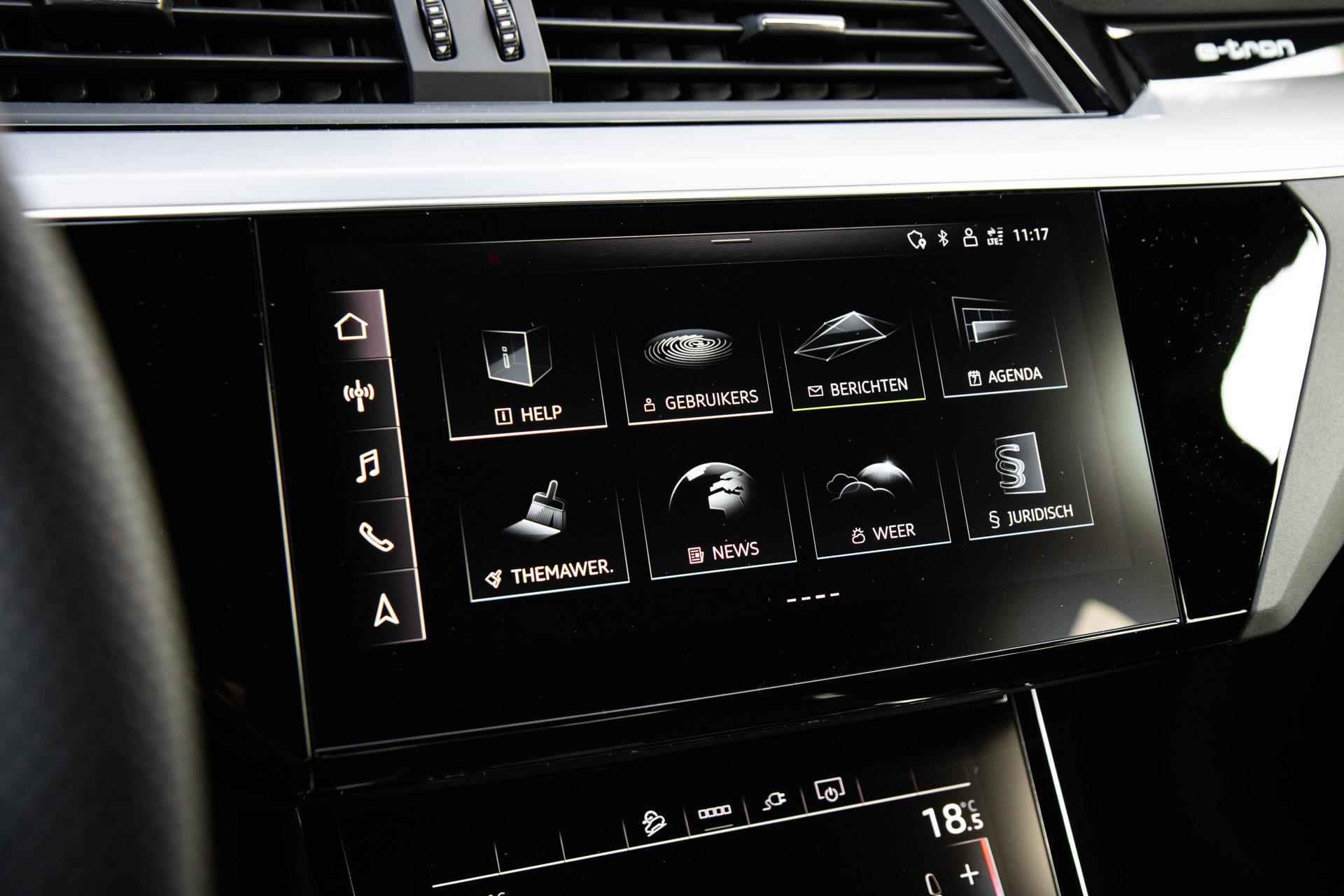 Audi Q8 e-tron 55 quattro 408pk S Edition 115 kWh | Panoramadak | B&O | Luchtvering | Sportstoelen | 22" Velgen - 34/47