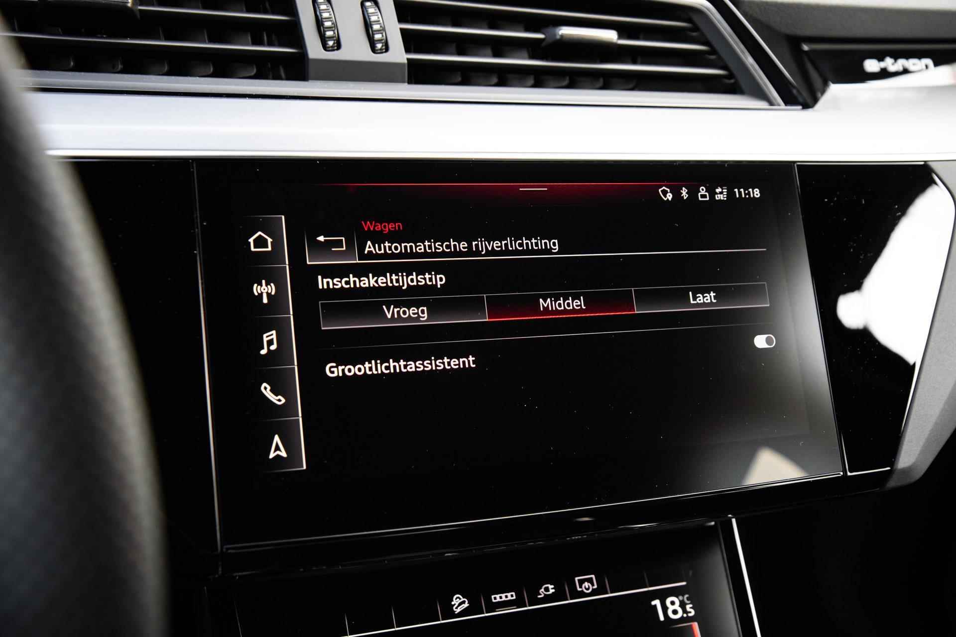 Audi Q8 e-tron 55 quattro 408pk S Edition 115 kWh | Panoramadak | B&O | Luchtvering | Sportstoelen | 22" Velgen - 41/47