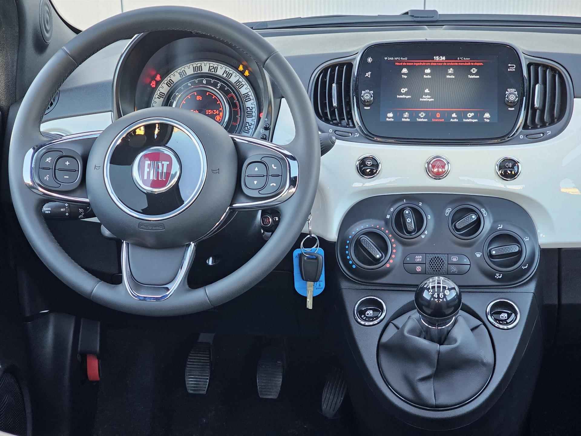 FIAT 500 1.0 70pk Hybrid eco Dolcevita | Carplay | Lage KM-stand - 10/43