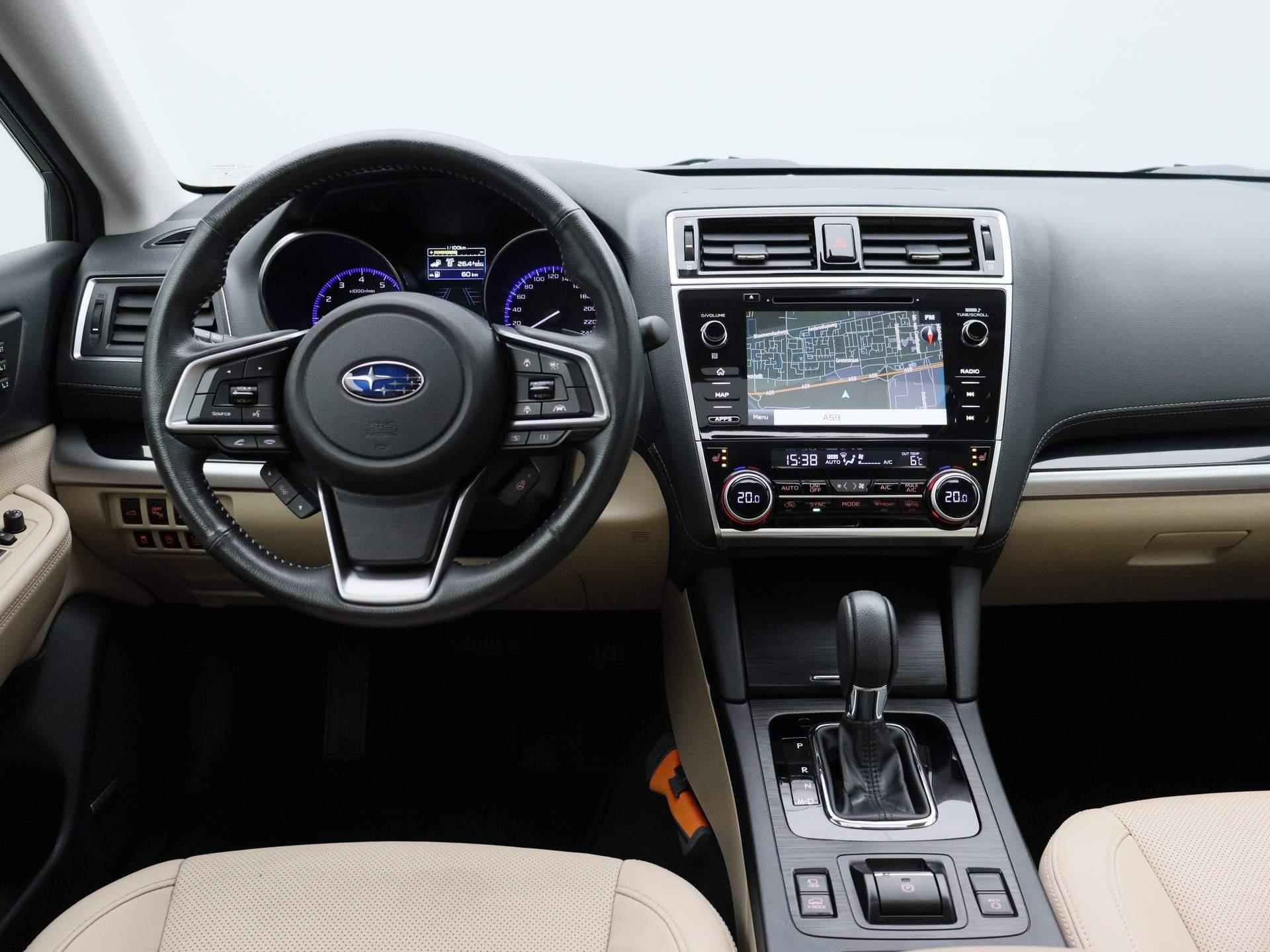 Subaru Outback 2.5i Premium AUTOMAAT | APPLE CARPLAY | PANORAMADAK | LEDEREN BEKLEDING | 360 CAMERA | MEMORY SEATS | STOELVERWARMING | STUURVERWARMING | ADAPTIEVE CRUISE CONTROL | HARMAN KARDON | - 8/45