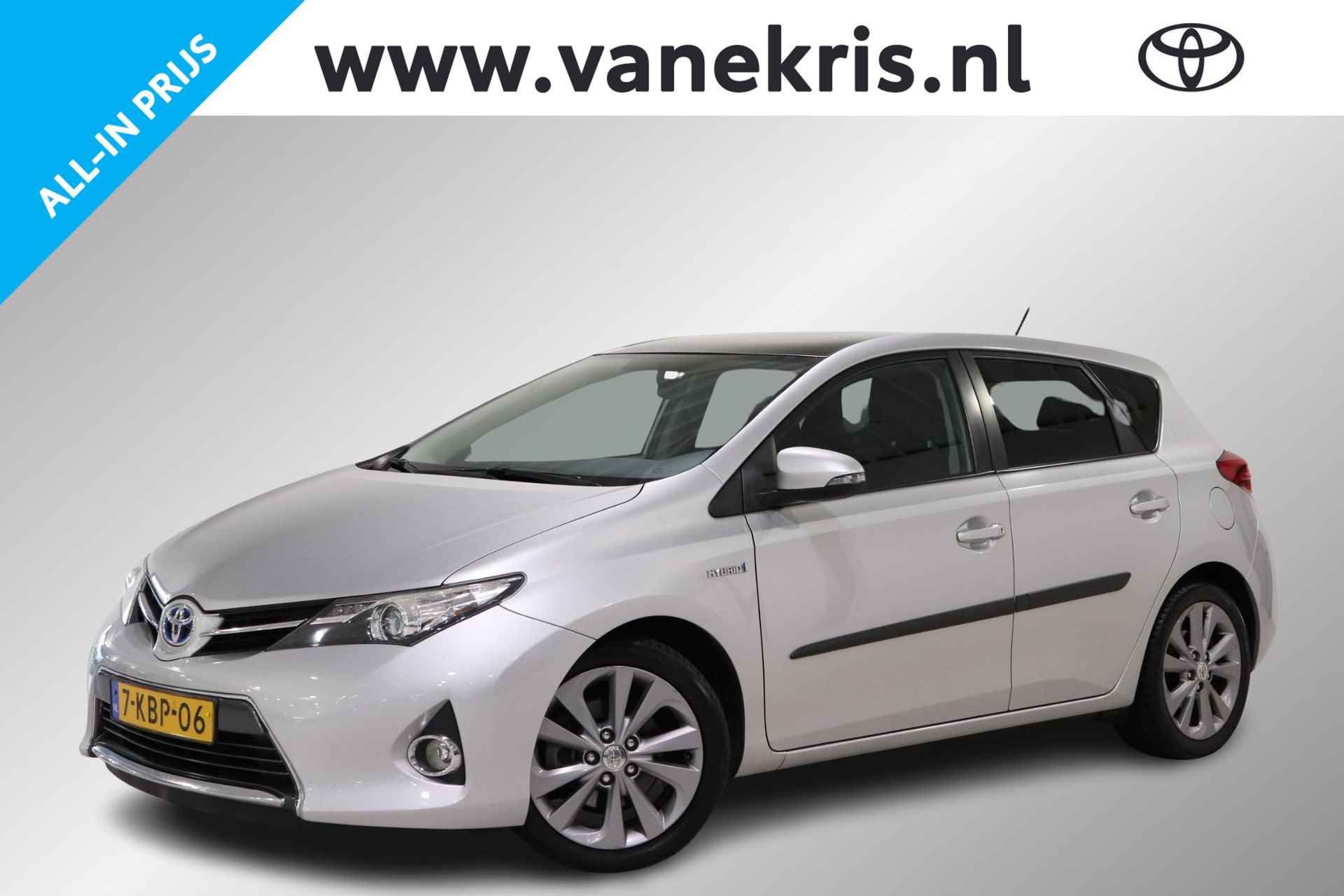 Toyota Auris 1.8 Hybrid Aspiration, Panoramisch dak, Stootlijsten, Apple carplay / Android auto, All season banden, Camera! - 1/35