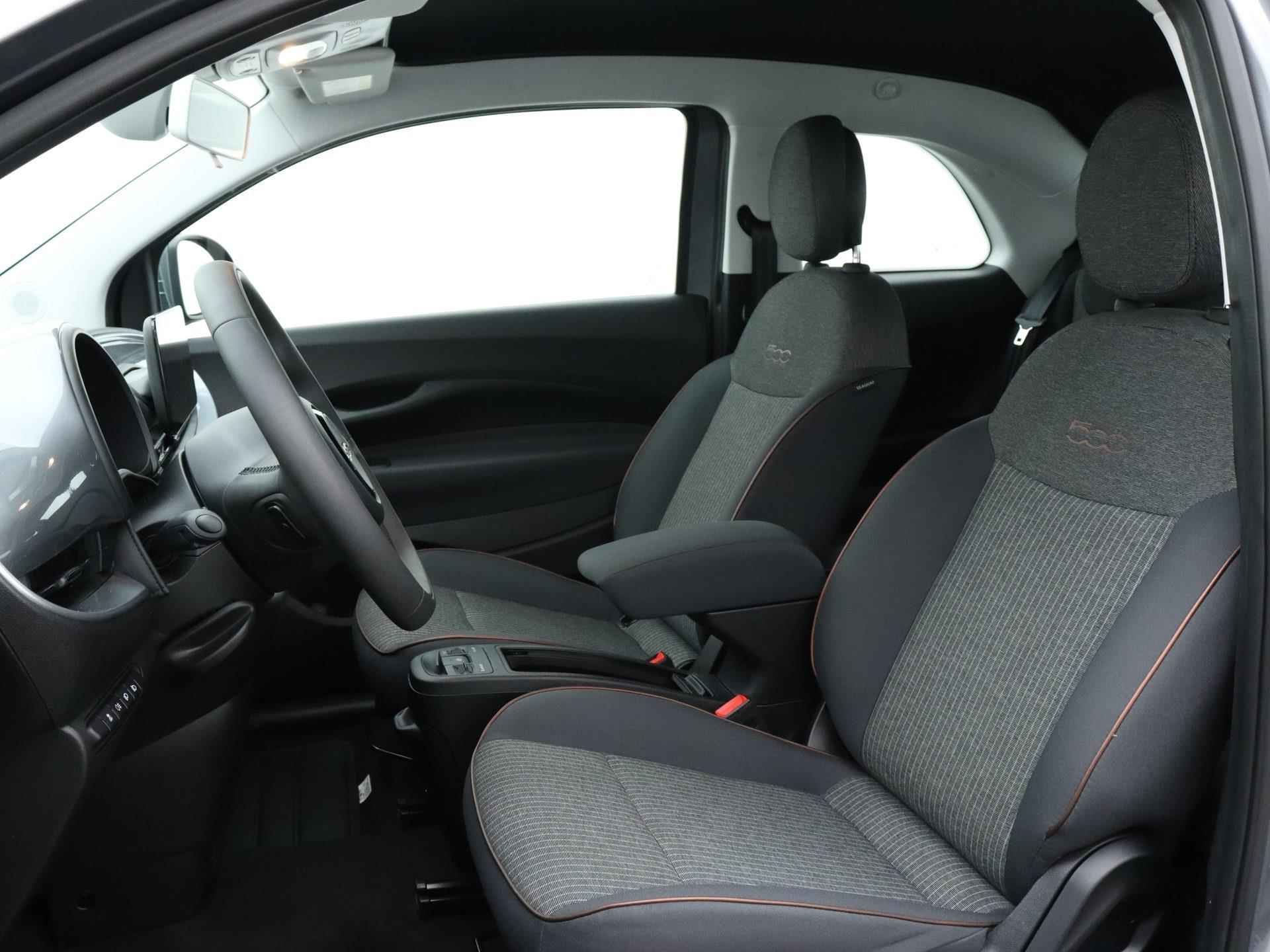Fiat 500e Cabriolet Icon 42 kWh | Navigatie |  Cruise control | Apple/Android carplay | Lichtmetalen velgen | Stoelverwarming | - 4/21