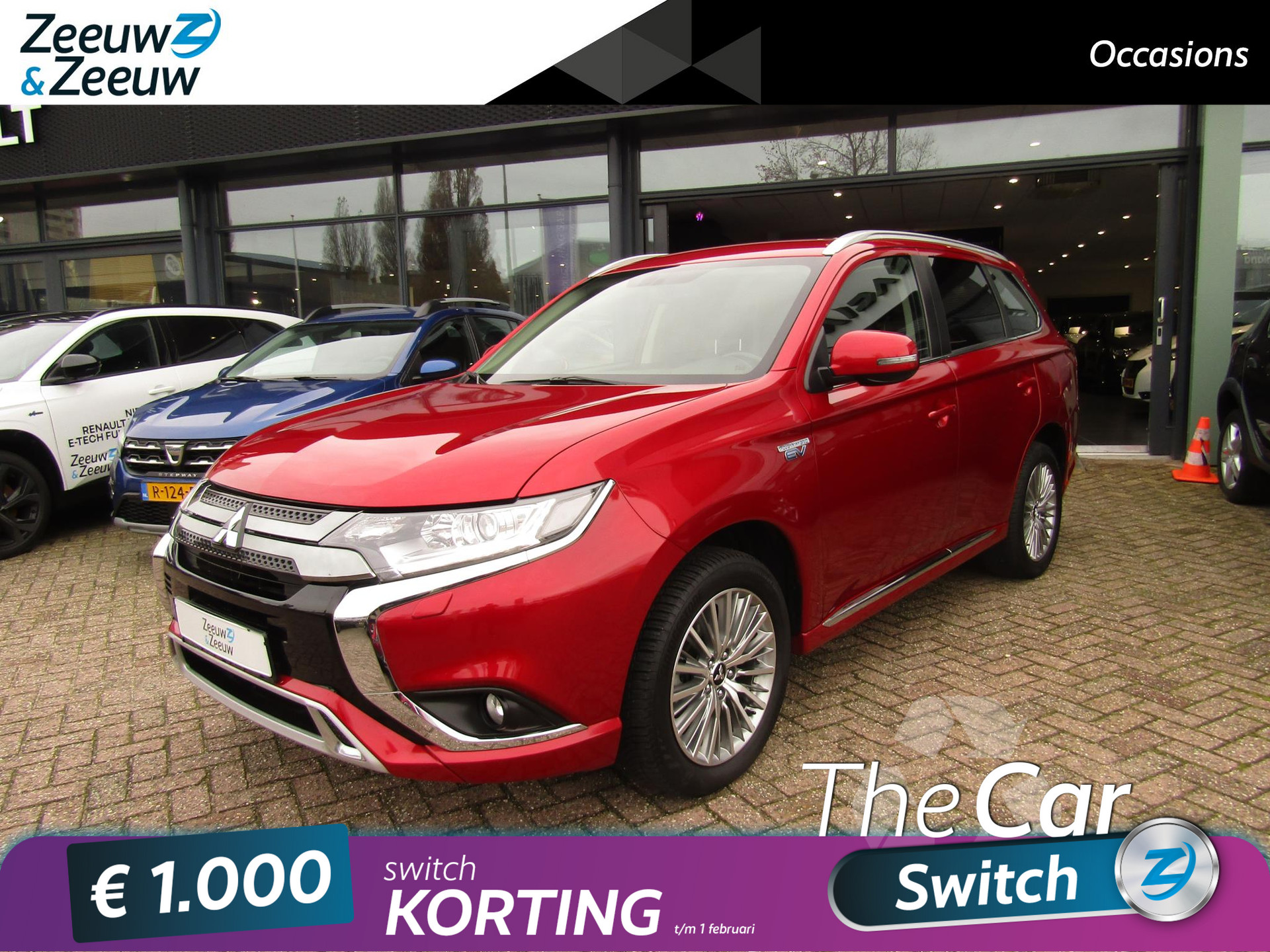 Mitsubishi Outlander 2.4 PHEV Intense+ | LMV | 1500 kg Trekgewicht | Camera | Clima |