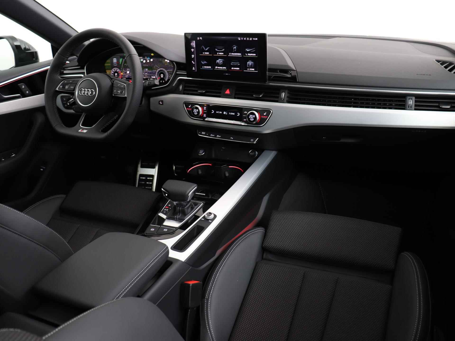 Audi A5 Sportback S edition Competition 35 TFSI 150 pk | Panoramadak | Parkeerhulp + | Optiekpakket zwart + | Spiegelkappen zwart | Verwarmbare voorstoelen - 23/54