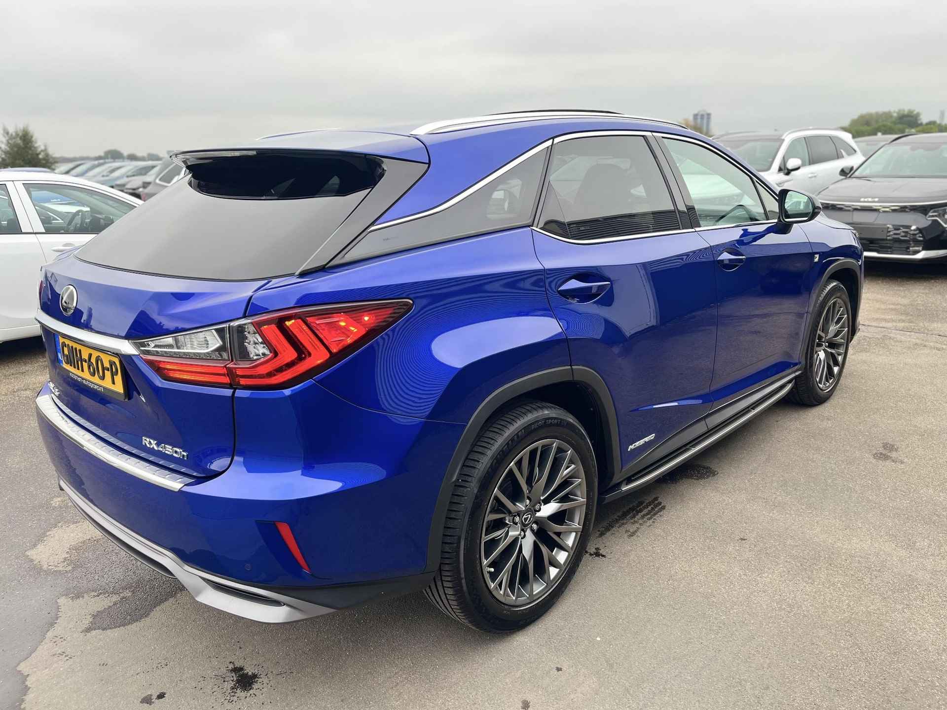 Lexus RX 450h 4WD F Sport Line Schuif/kanteldak, Navigatie, HUD, Dodehoekdetectie, Seat memory, Stoelverkoeling, Stoelverwarming, Elek. Achterklep - 10/110