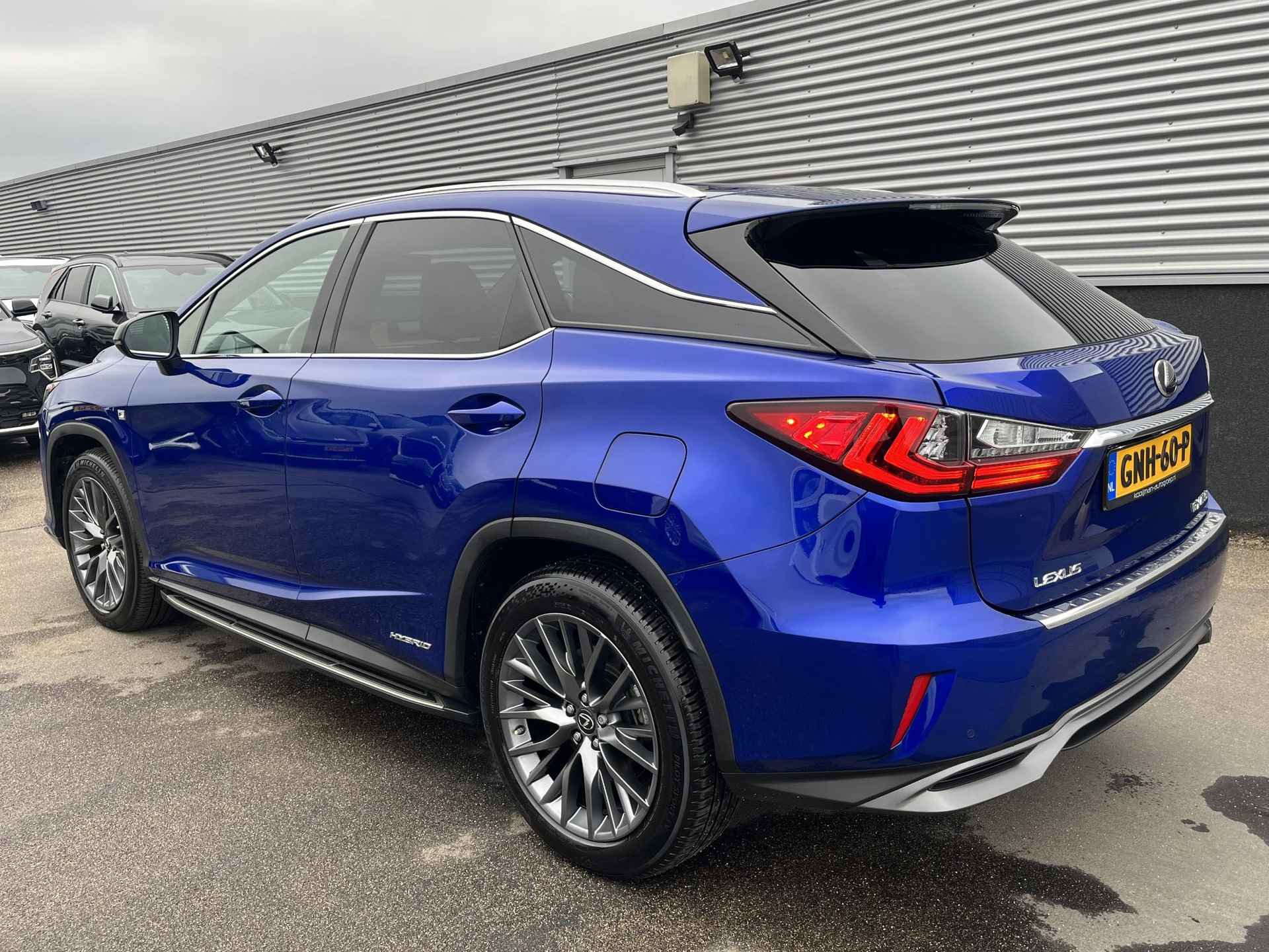 Lexus RX 450h 4WD F Sport Line Schuif/kanteldak, Navigatie, HUD, Dodehoekdetectie, Seat memory, Stoelverkoeling, Stoelverwarming, Elek. Achterklep - 21/110