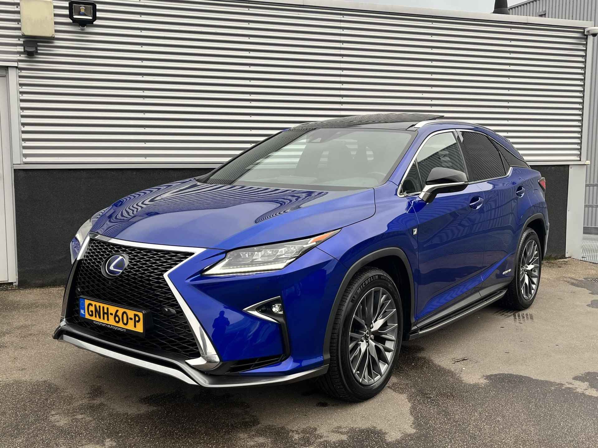 Lexus RX 450h 4WD F Sport Line Schuif/kanteldak, Navigatie, HUD, Dodehoekdetectie, Seat memory, Stoelverkoeling, Stoelverwarming, Elek. Achterklep - 104/110