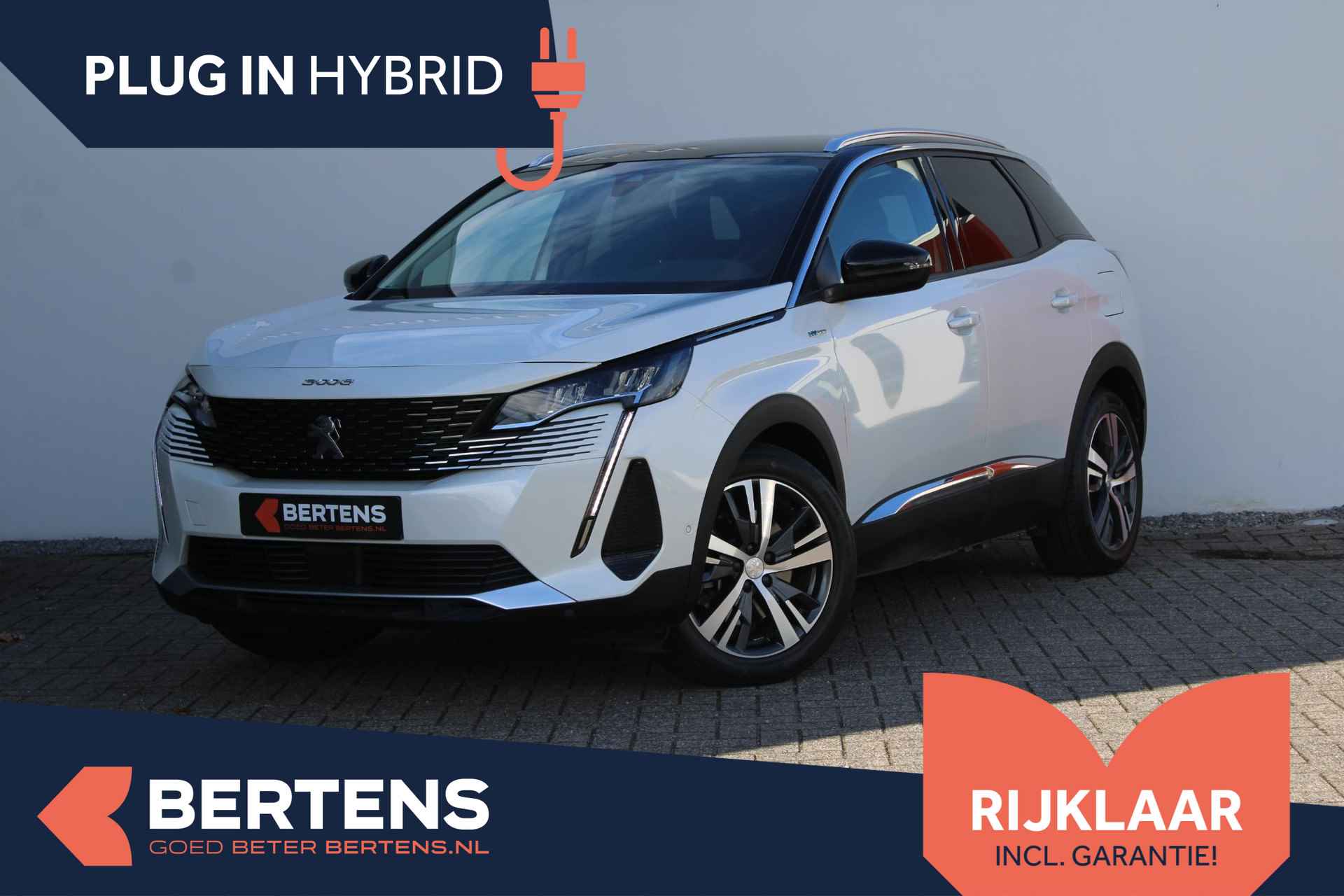 Peugeot 3008 1.6 HYbrid 225 Allure | Navi | Draadloze Telefoonlader | Parkeercamera | Apple Carplay - 1/27