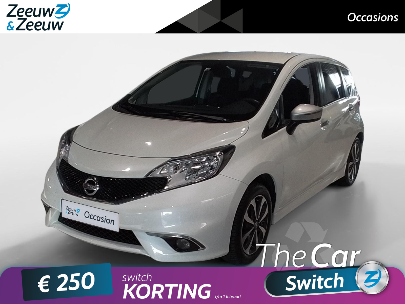 Nissan Note 1.2 N-TEC Nissan Note 1.2 Tekna | Dode hoek sensoren | Achteruitrijcamera | Climate controle | Cruise controle | Verschuifbare achterbank | Navigatie | Erg ruim van binnen | I-key |