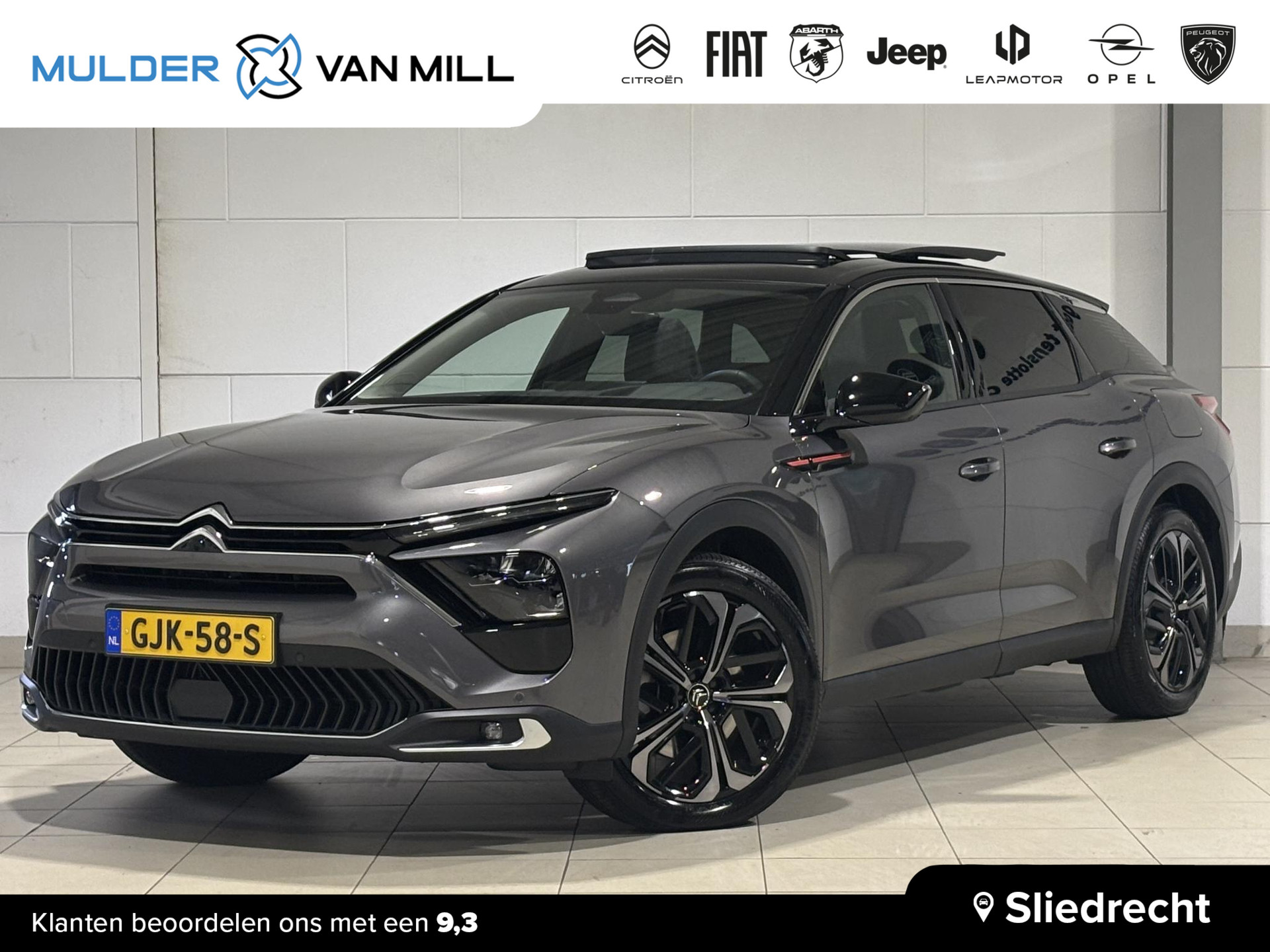 Citroen C5 X Hypnos 1.6 PHEV Hybrid 225pk ë-EAT8 AUTOMAAT | SCHUIF/KANTELDAK | 360° CAMERA | HIFI FOCAL AUDIO | NAVI | LEDER | STOELVERW. EN STOELKOELING | ADAPTIVE CRUISE | KEYLESS ENTRY | DAB+