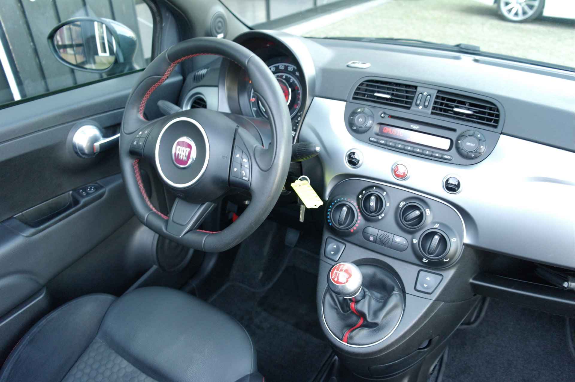 Fiat 500C 0.9 TwinAir 500S | Griglo Pastello | 16" Abarth | NL-Auto - 7/33