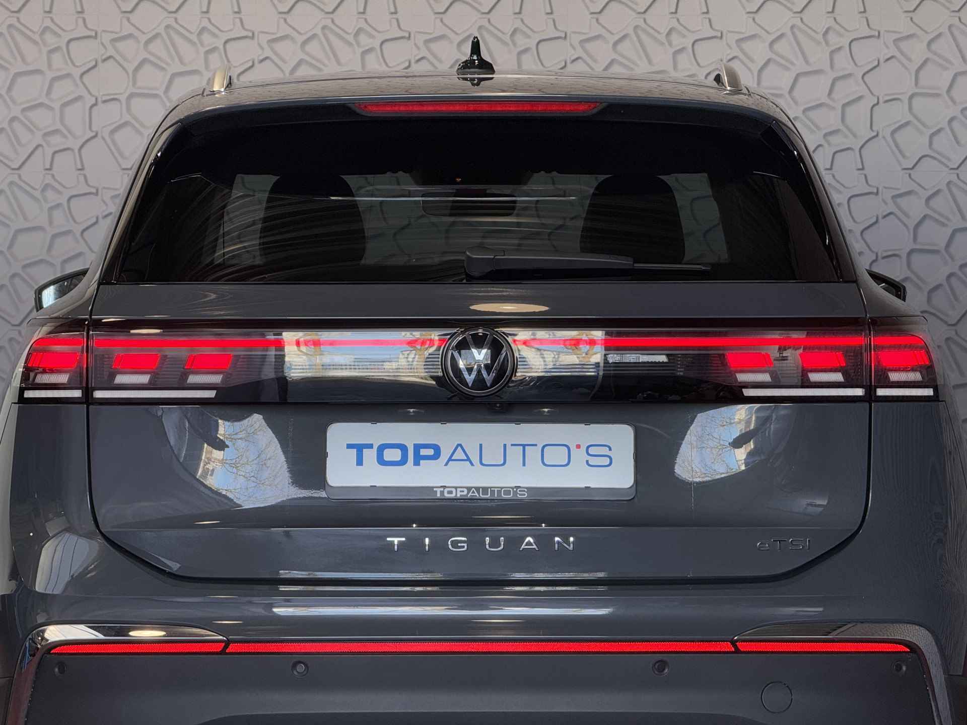 Volkswagen Tiguan 1.5 eTSI MHEV ELEGANCE IQ.LED 360CAM AMBIANCE.LIGHT ERGO.SEAT MASSAGE STOEL/STUUR VERW. ELEK.KLEP 07/2024 - 66/84