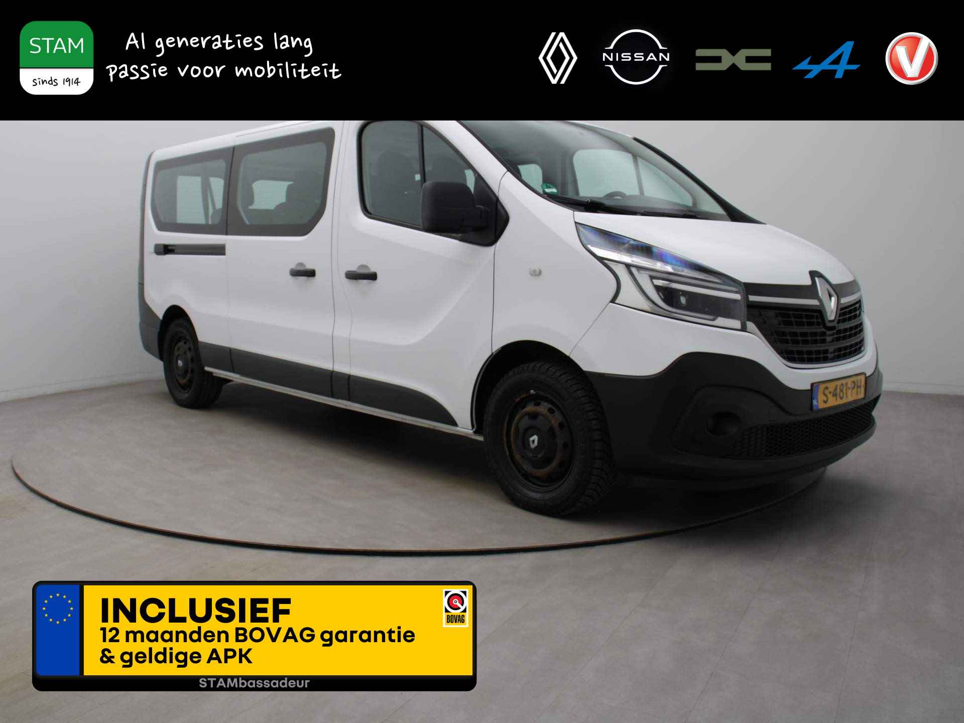 Renault Trafic Passenger 2.0 dCi 120pk Grand Zen Airco | Cruisecontrol | Navi | Armsteun - 1/28