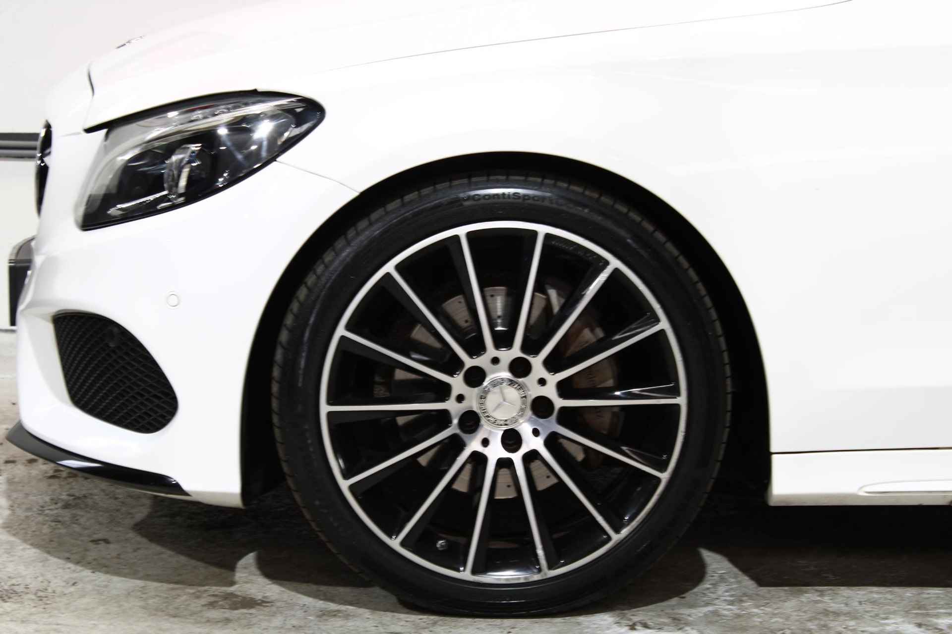 Mercedes-Benz C-klasse 180 AMG Sport Edition | Panoramadak | 19 inch | Night | Stoelverwarming | NL Auto | BTW | - 12/28