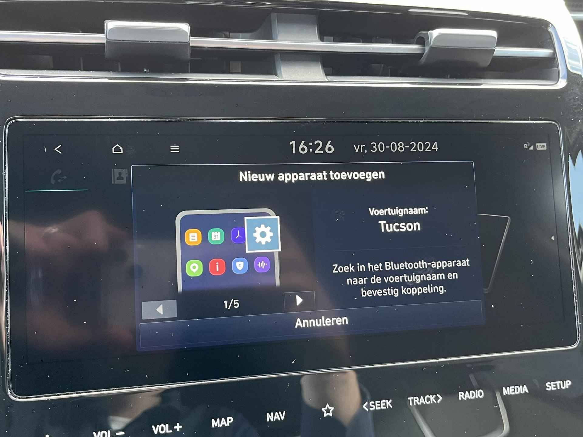 Hyundai Tucson 1.6 T-GDI HEV 230 PK Premium | Trekhaak | Achteruitrijcamera | Navi&Apple Carplay/ Android Auto | 360 graden camera | - 37/45