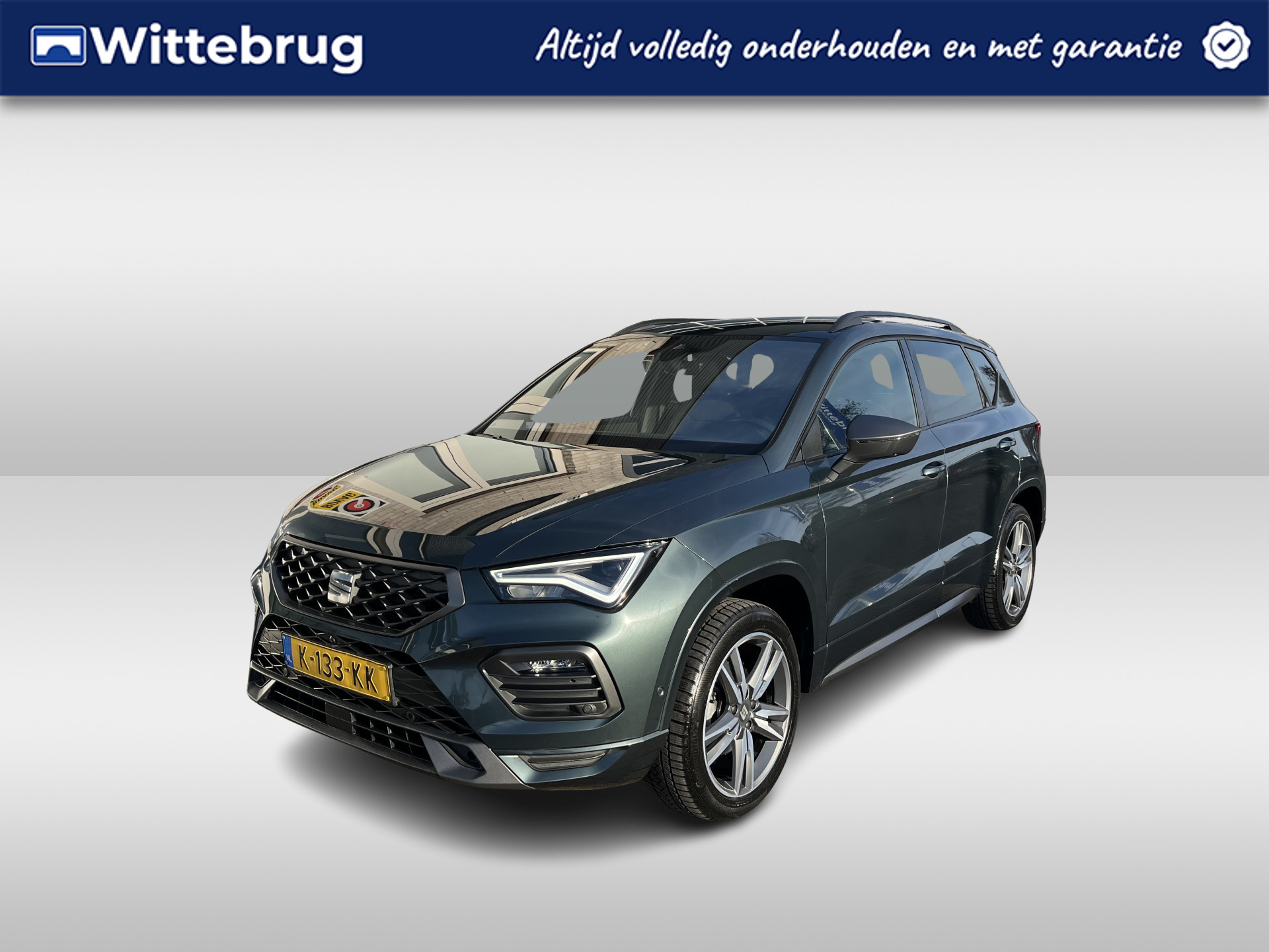 SEAT Ateca 1.5 TSI FR / AUTOMAAT/ TREKHAAK/ 360 CAMERA/ KEYLESS/ ADAPT. CRUISE/ NAVI/ VIRTUAL COCKPIT/ FULL LINK/ PARK. SENSOREN/ CLIMA