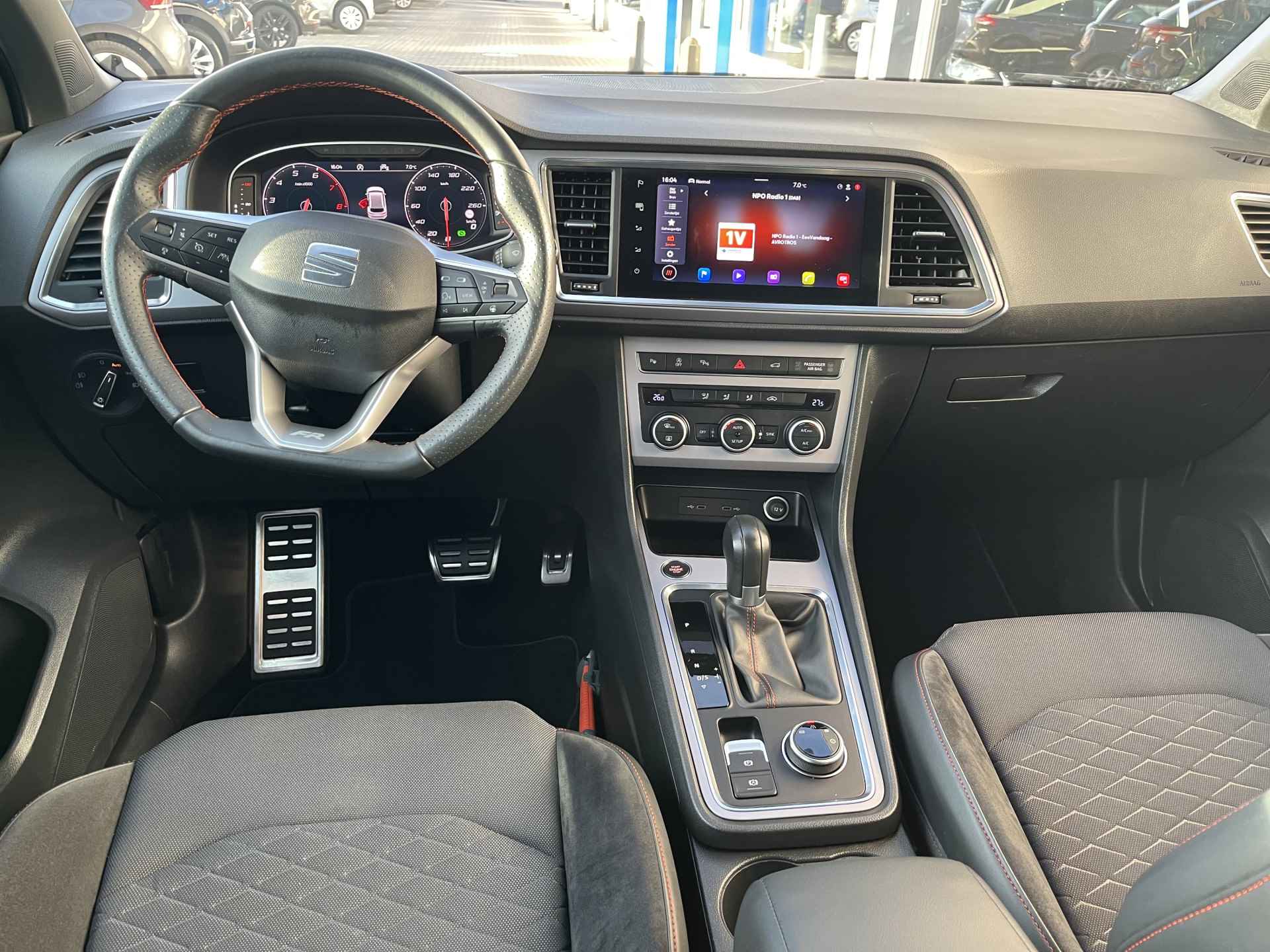 SEAT Ateca 1.5 TSI FR / AUTOMAAT/ TREKHAAK/ 360 CAMERA/ KEYLESS/ ADAPT. CRUISE/ NAVI/ VIRTUAL COCKPIT/ FULL LINK/ PARK. SENSOREN/ CLIMA - 10/42