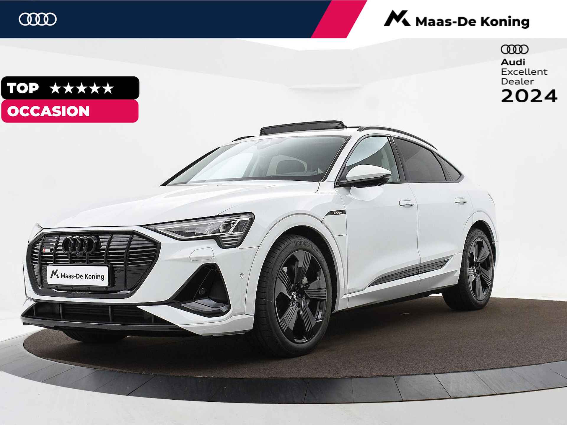 Audi e-tron Sportback 50 Quattro 313pk S Edition | 8% Bijtelling | Panoramadak | 360 Camera | Head-up Display | Keyless Entry &Go | Matrix Led | Assistentiepakket Tour · TOPDEAL - 1/35