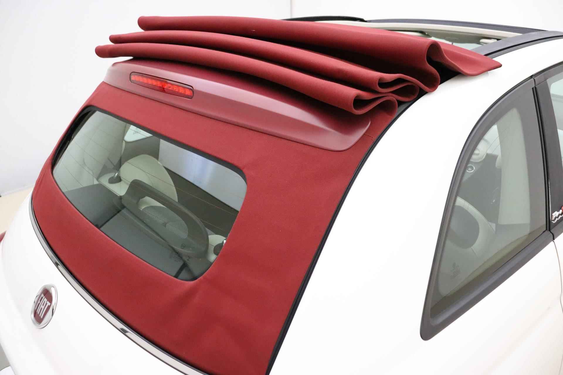 Fiat 500 1.2 Lounge Automaat | Cabriolet | Navigatie | DAB Radio | Weinig kilometers | Lichtmetalen velgen - 15/37