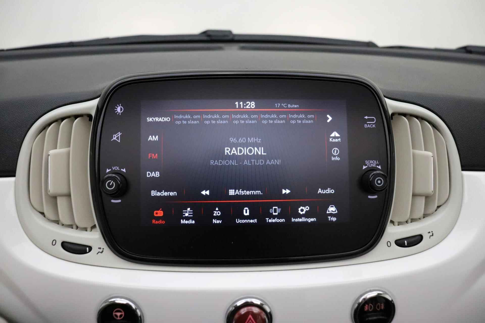 Fiat 500 1.2 Lounge Automaat | Cabriolet | Navigatie | DAB Radio | Weinig kilometers | Lichtmetalen velgen - 24/37