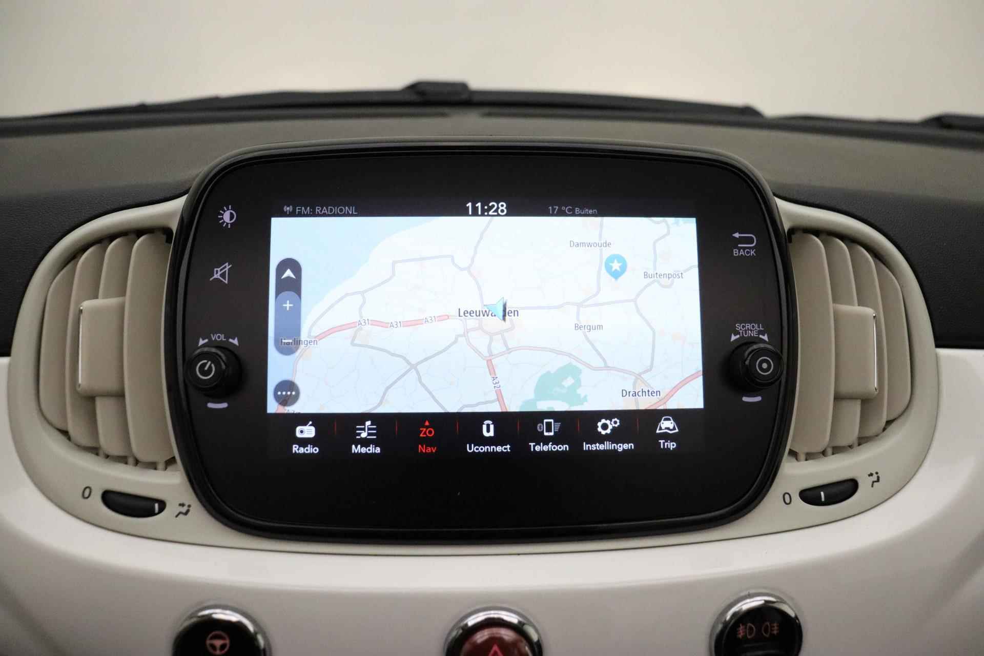 Fiat 500 1.2 Lounge Automaat | Cabriolet | Navigatie | DAB Radio | Weinig kilometers | Lichtmetalen velgen - 25/37