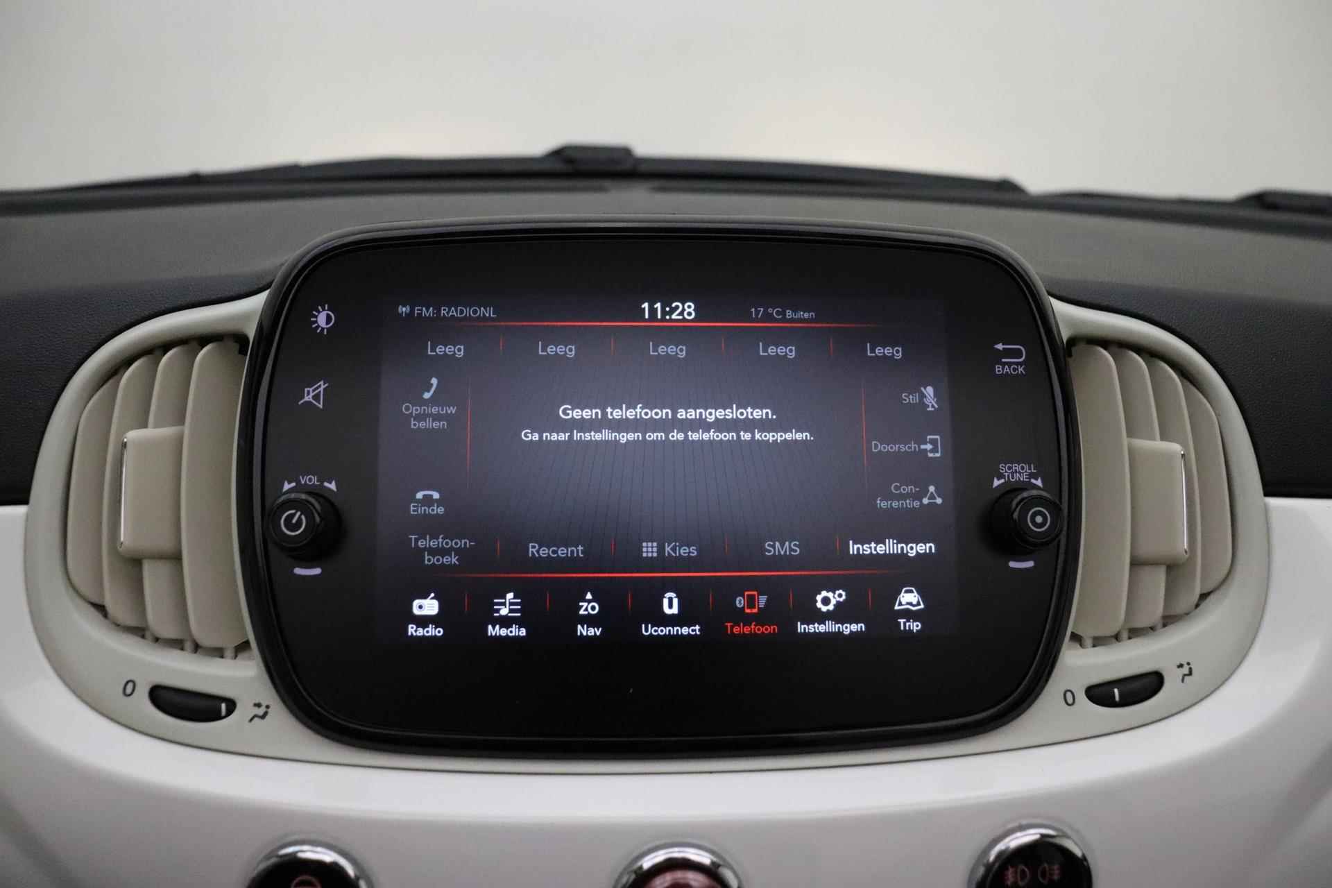 Fiat 500 1.2 Lounge Automaat | Cabriolet | Navigatie | DAB Radio | Weinig kilometers | Lichtmetalen velgen - 26/37
