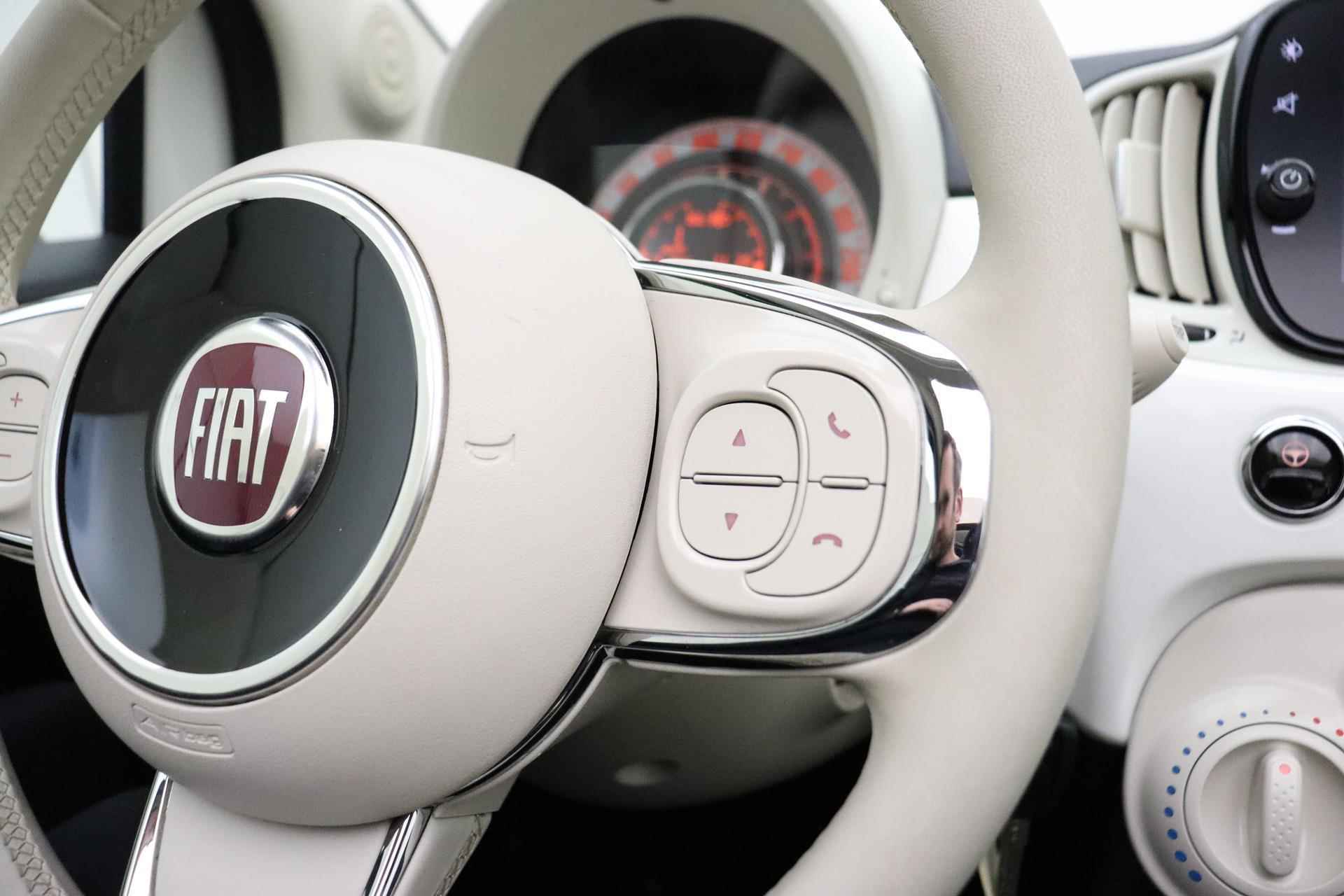 Fiat 500 1.2 Lounge Automaat | Cabriolet | Navigatie | DAB Radio | Weinig kilometers | Lichtmetalen velgen - 29/37