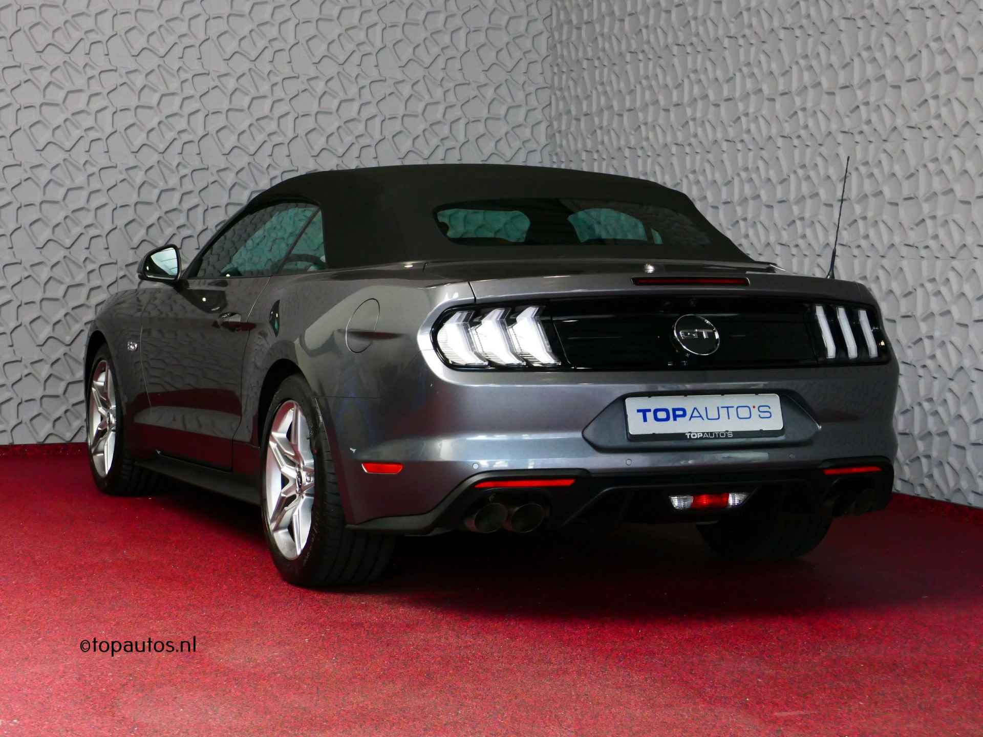 Ford Mustang Convertible 5.0 V8 GT ✅ STOEL.VERW/KOELING ✅FABRIEKSGARANTIE NAVI CAMERA CARPLAY 06/23 - 3/105