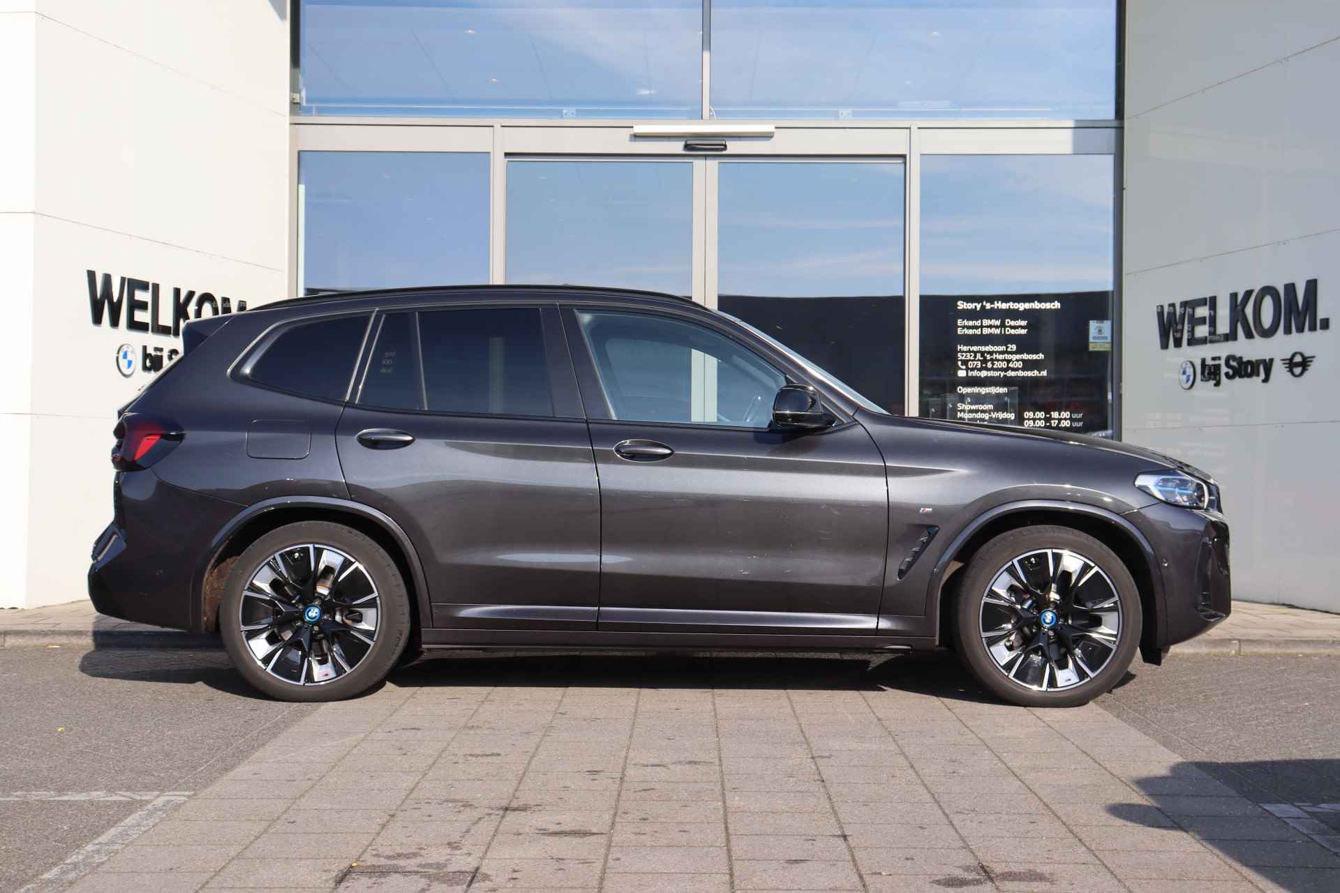 BMW iX3 High Executive M Sport Automaat / Trekhaak / Laserlicht / Panoramadak /  Memory Seats / Adaptive Cruise Control / Harman Kardon - 12/41