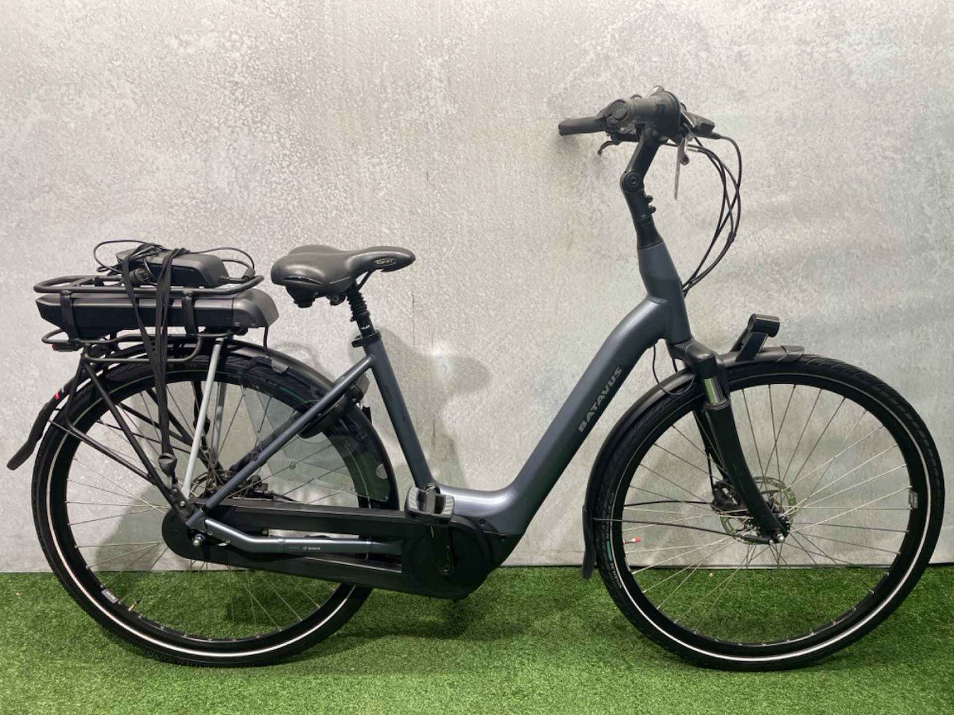 Batavus Finez E-Go | 400Wh. | Nieuwe motor! Dames Jeans Blauw 48cm 2020 - 1/9