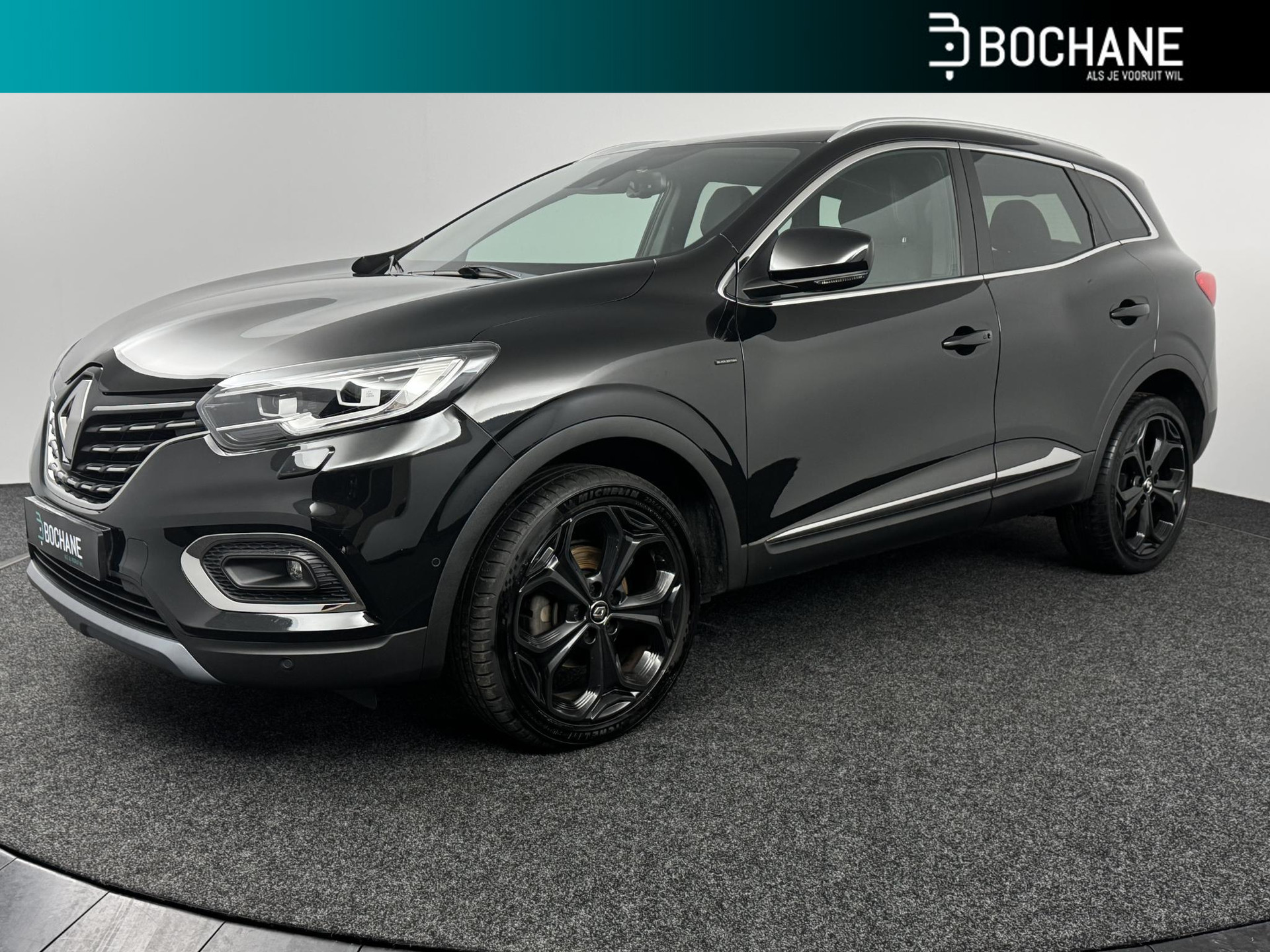 Renault Kadjar 1.3 TCe 159 EDC Black Edition Automaat / Navigatie / Parkeercamera / Half Lederen Bekleding