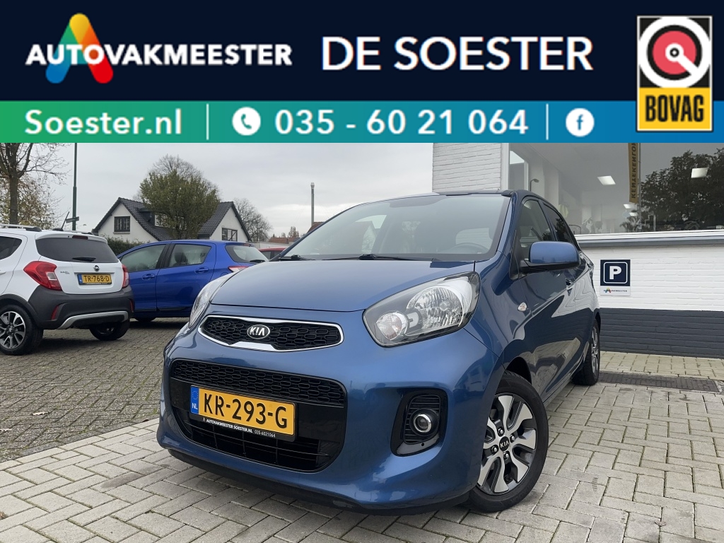 Kia Picanto 1.0|NAVIGATIE|CRUISE CONTR.|KLIMAAT REGELAAR|RIJKLAAR