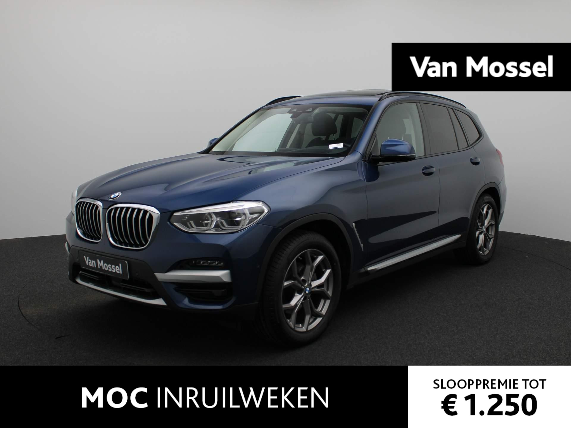 BMW X3 xDrive20i Executive | PANORAMADAK | LEDER | HEAD UP DISPLAY | ACHTERUITRIJCAMERA | NAVIGATIE | ELEKTRISCHE ACHTERKLEP | STOELVERWARMING | CLIMATE CONTROL | ADAPTIVE CRUISE CONTROL | LED KOPLAMPEN | SPORTSTOELEN |