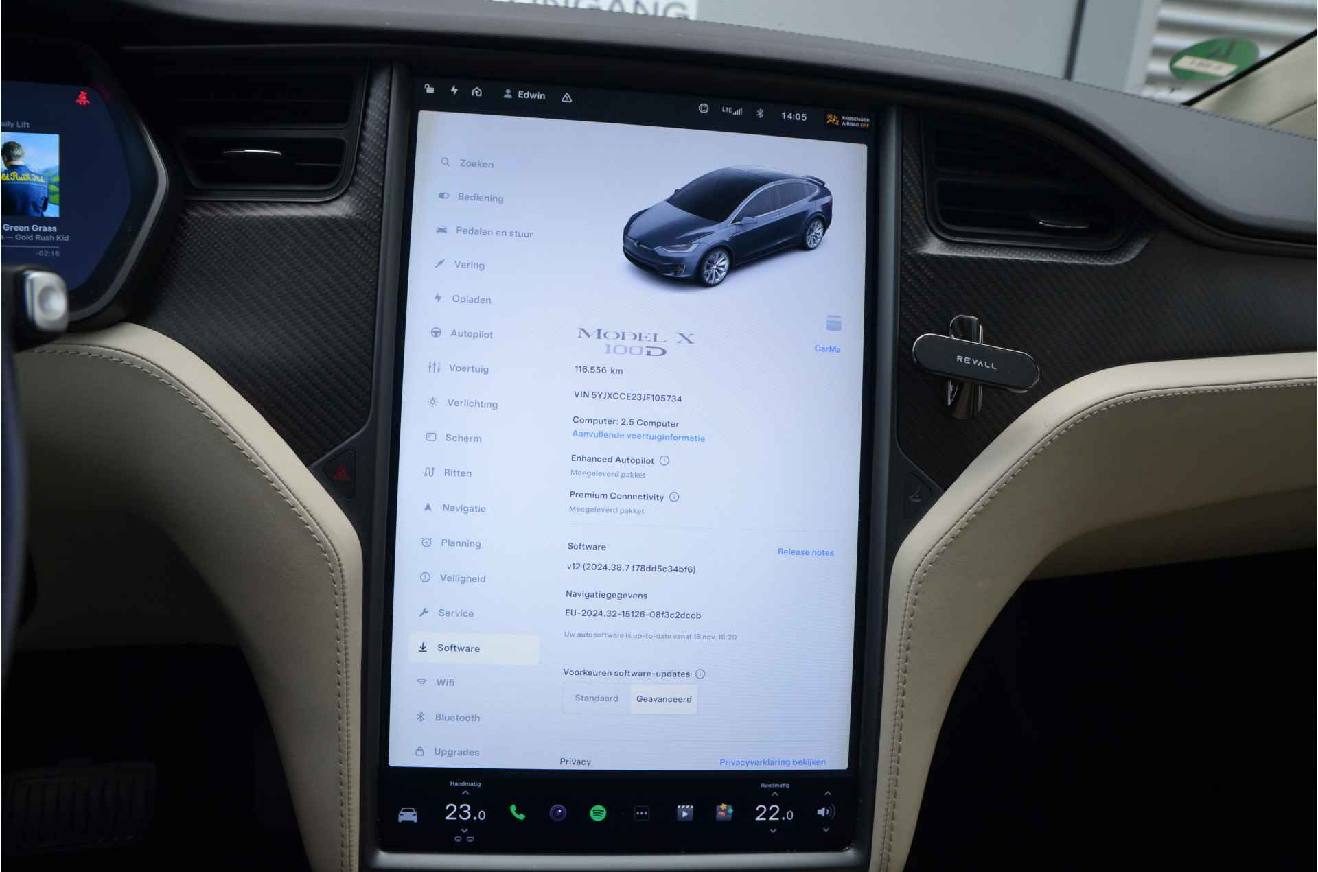 Tesla Model X 100D 7p. Enhanced AutoPilot2.5, MARGE - 23/36