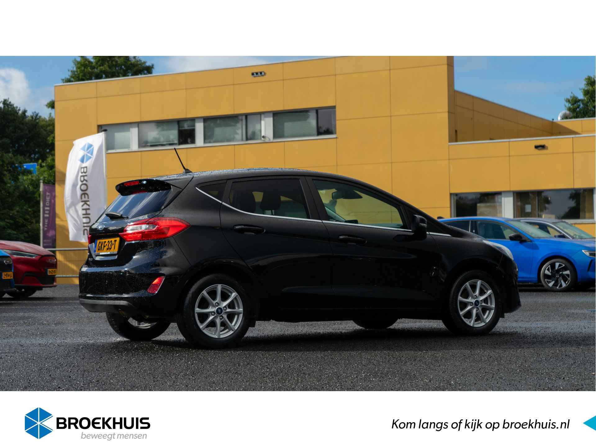 Ford Fiesta 1.0 100 PK Titanium, Winterpakket, Parkeersensoren,Navigatie Apple/Android,Cruisecontrol, Lichtmetalenvelgen - 3/21