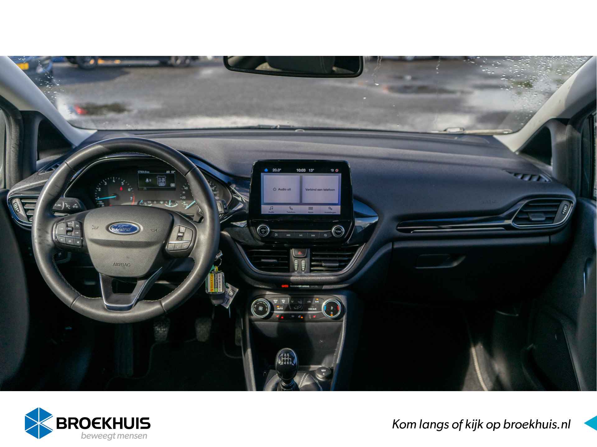 Ford Fiesta 1.0 100 PK Titanium, Winterpakket, Parkeersensoren,Navigatie Apple/Android,Cruisecontrol, Lichtmetalenvelgen - 5/21