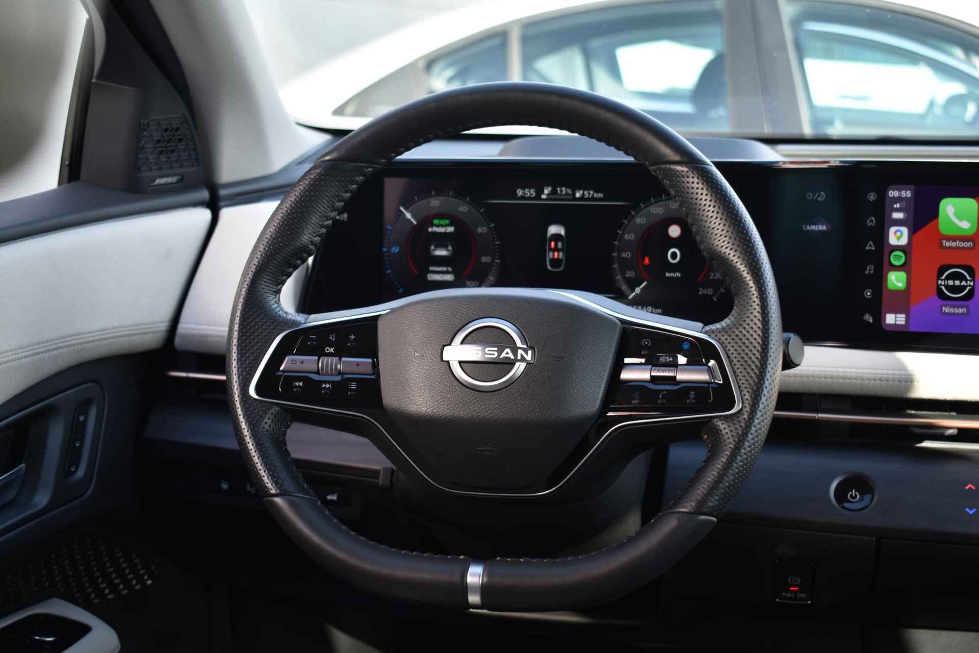 Nissan Ariya Evolve 91 kWh 240pk | Bose Audio | Draadloze Apple Carplay & Android Auto | Afneembare Trekhaak | Elektrisch Verstelbare Stoelen | Stoel/Stuurwiel Verwarming | - 26/46