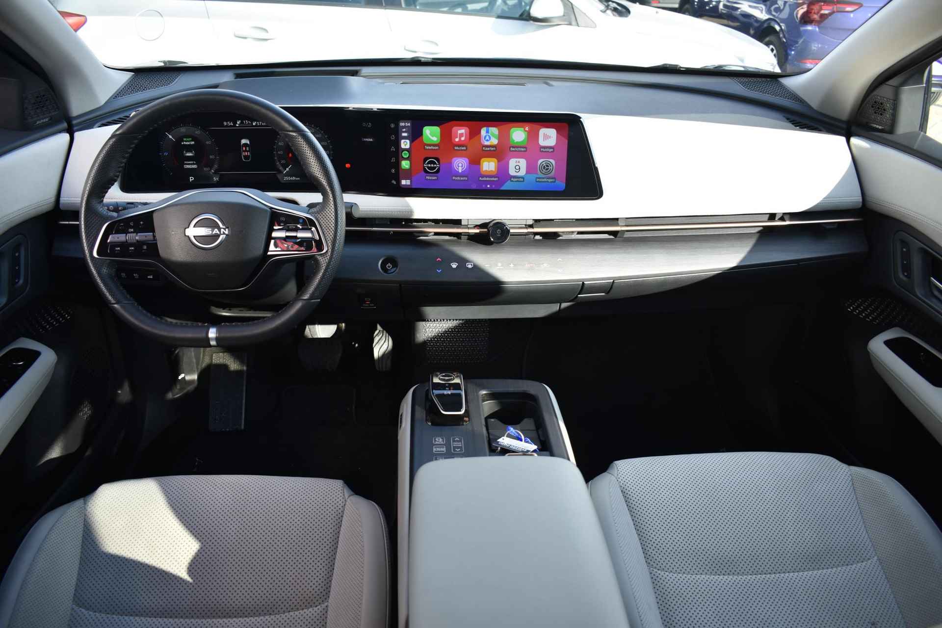 Nissan Ariya Evolve 91 kWh 240pk | Bose Audio | Draadloze Apple Carplay & Android Auto | Afneembare Trekhaak | Elektrisch Verstelbare Stoelen | Stoel/Stuurwiel Verwarming | inclusief tot €20.000 korting - 15/46