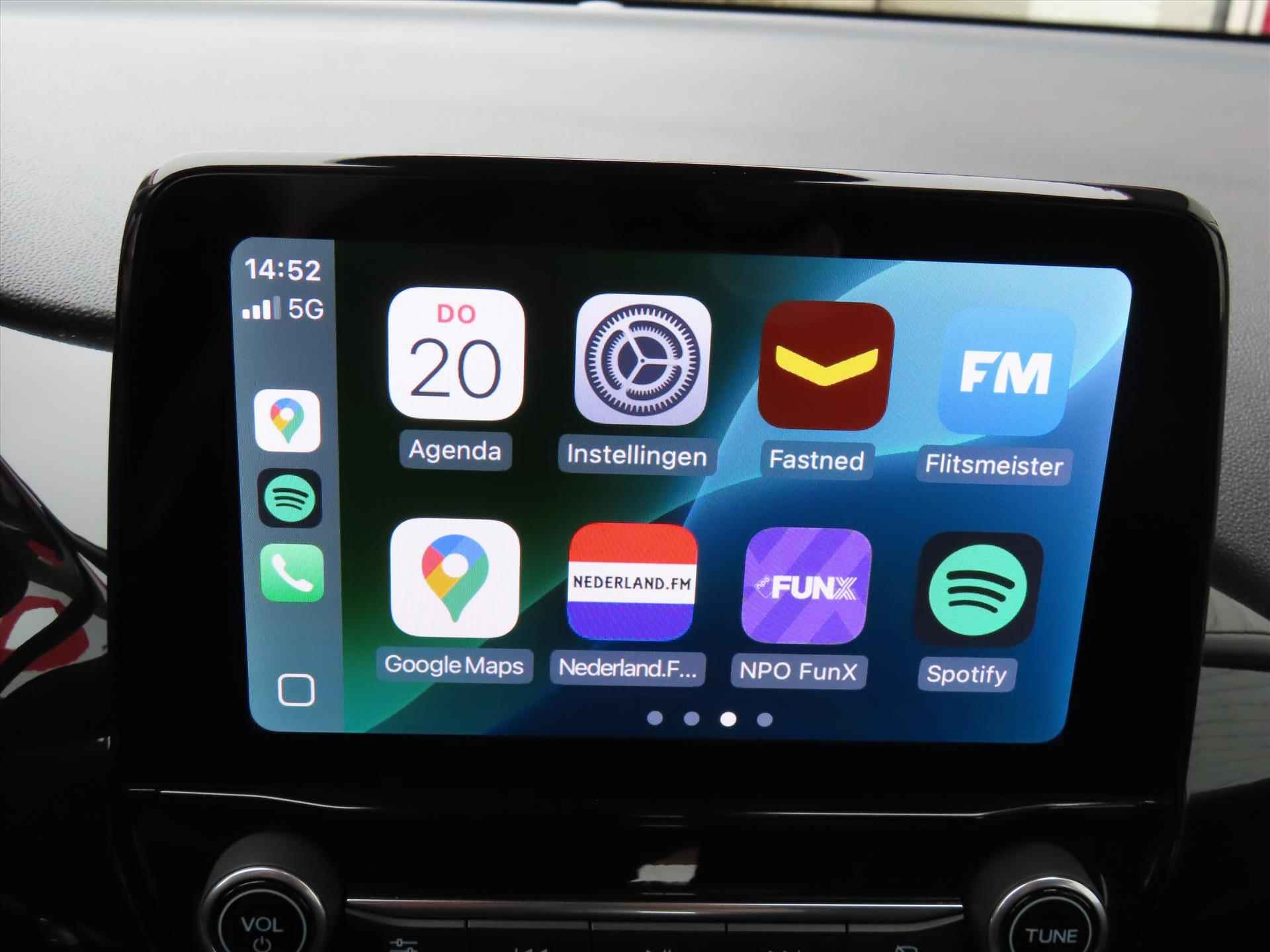 Ford Fiesta 1.0 EcoBoost 95pk 5dr Connected/ Navi/ Led koplampen/ Apple Carplay/ All season banden/ Parkeersensoren voor + achter/ 1 Eigenaar/ Origineel NL/ NAP - 20/40