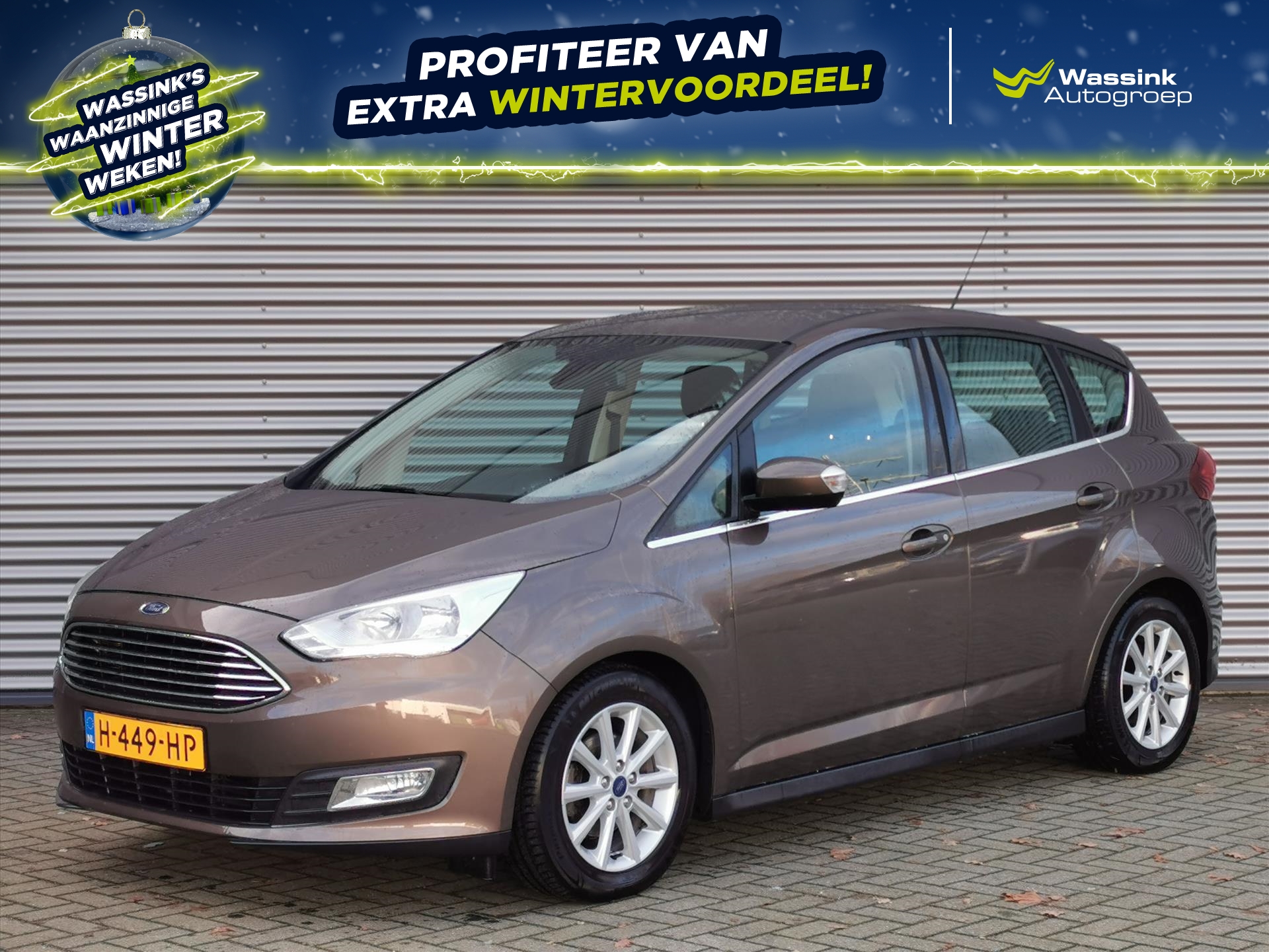 Ford C-Max 1.0 EcoBoost 125pk Titanium | Trekhaak | Navigatie | Stoelverwarming