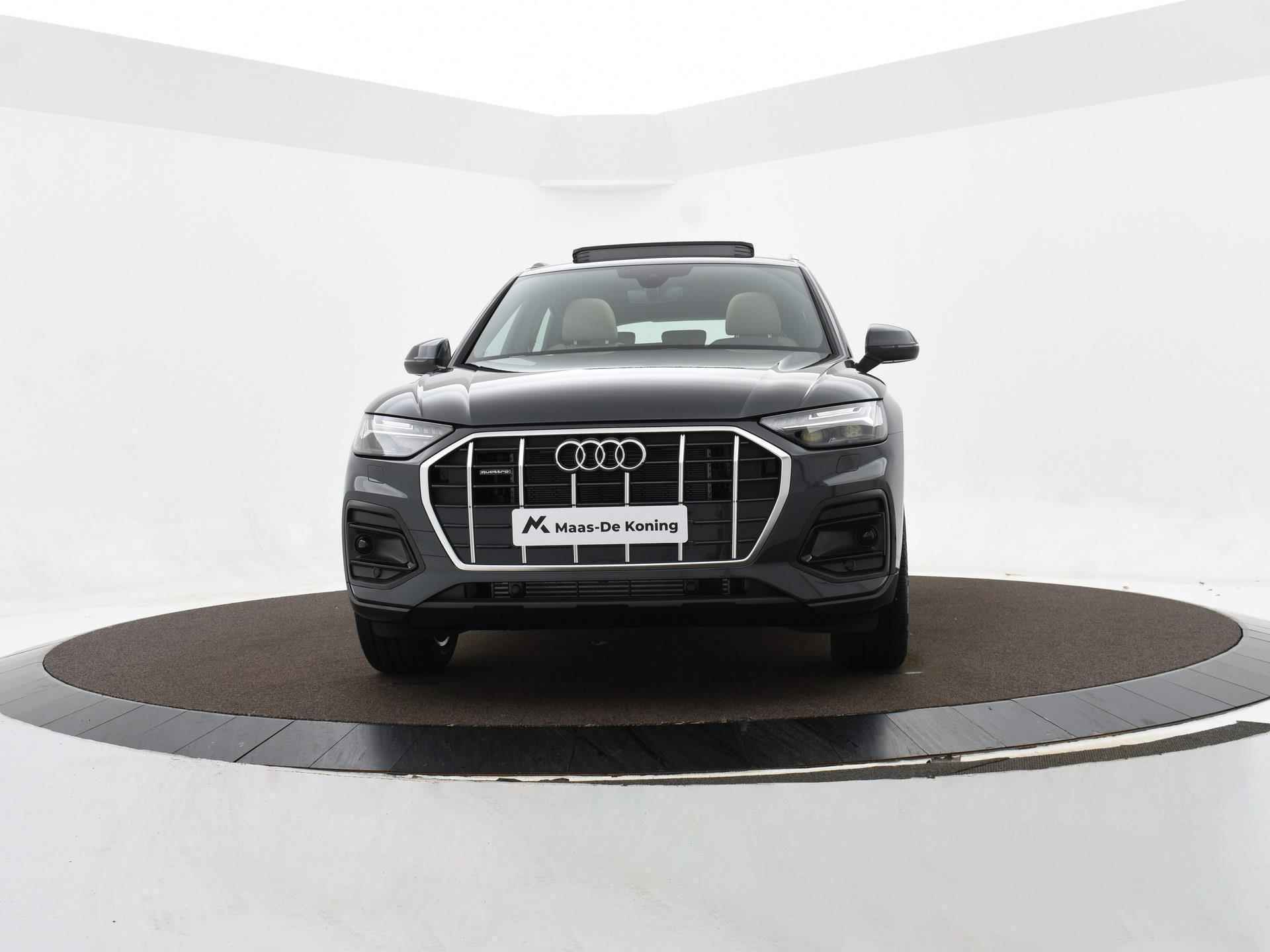 Audi Q5 Sportback Advanced edition 50 TFSI e 220 kW/299 PK · Luchtvering · Glazen panoramadak · Ass. pakket City + Tour · Lederen bekleding · MEGA Sale - 3/36