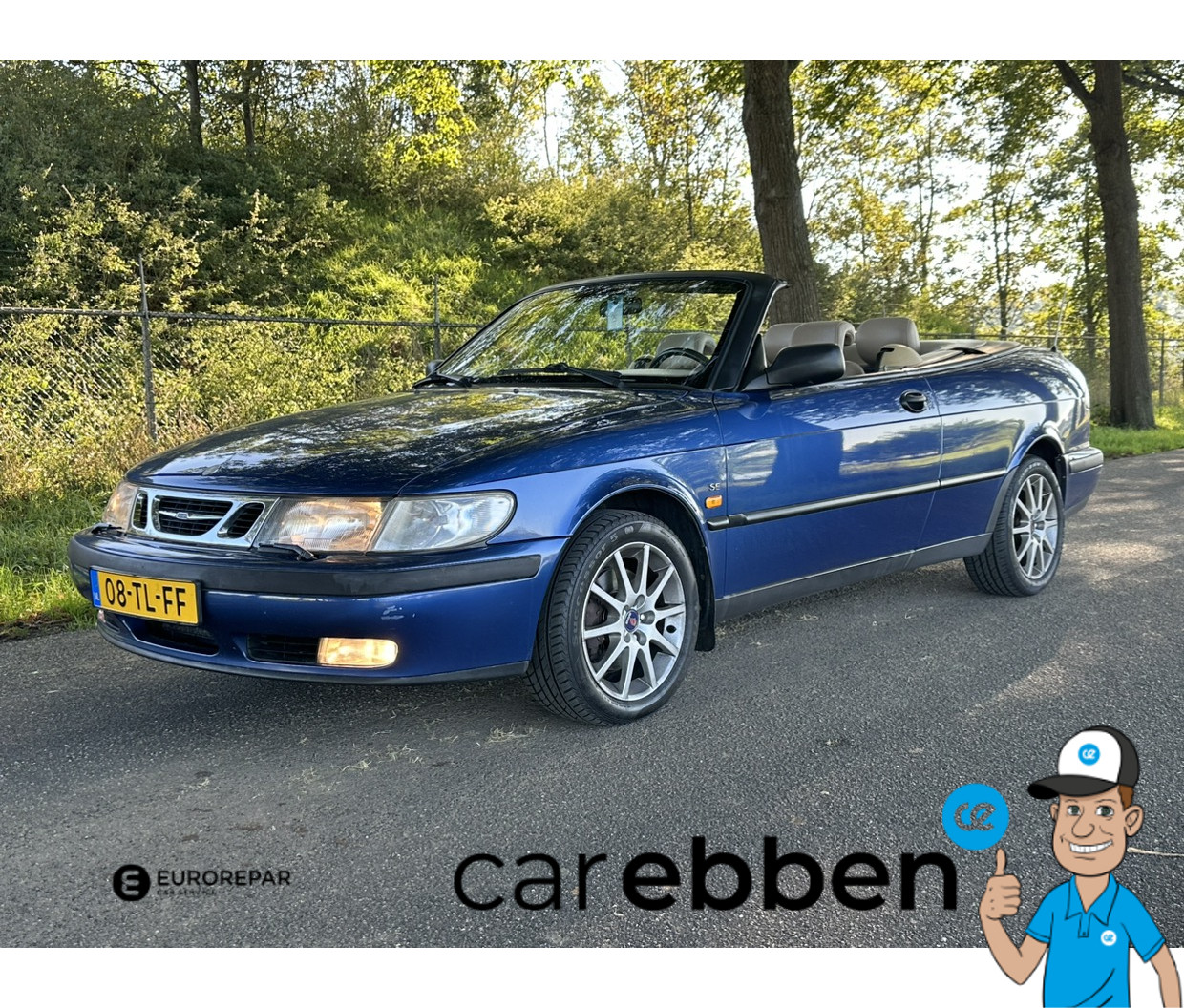 Saab 9-3 Cabrio 2.0 Turbo SE | 162.000 km | Beige leder | Cruise control