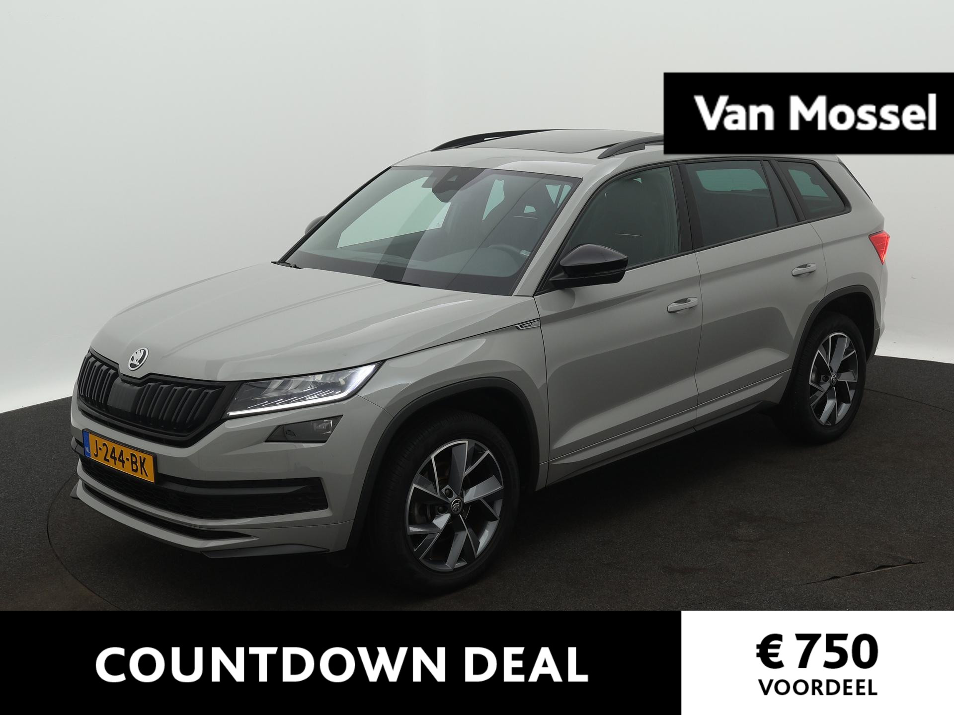 Skoda Kodiaq 1.5 TSI Sportline Business 7p. | TREKHAAK | PANORAMADAK | DIGITAAL DASHBOARD | STOELVERWARMING | CAMERA | ELEK.STOEL | ELEK.LAADKLEP |