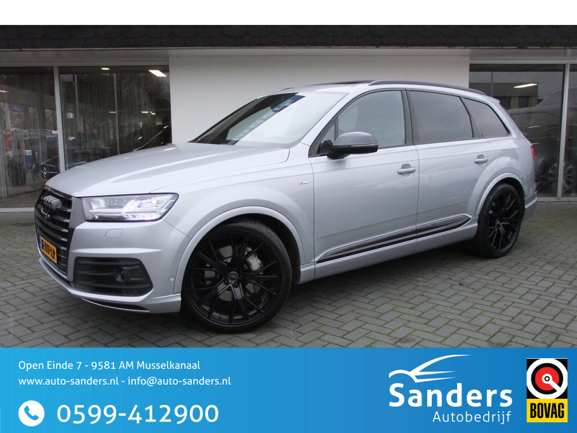 Audi Q7 3.0 TDI quattro Pro Line + 7p / Luchtvering/ Head-up /Trekhaak/ Softclose/ Panorama/ Bose/ Camera / 22 inch