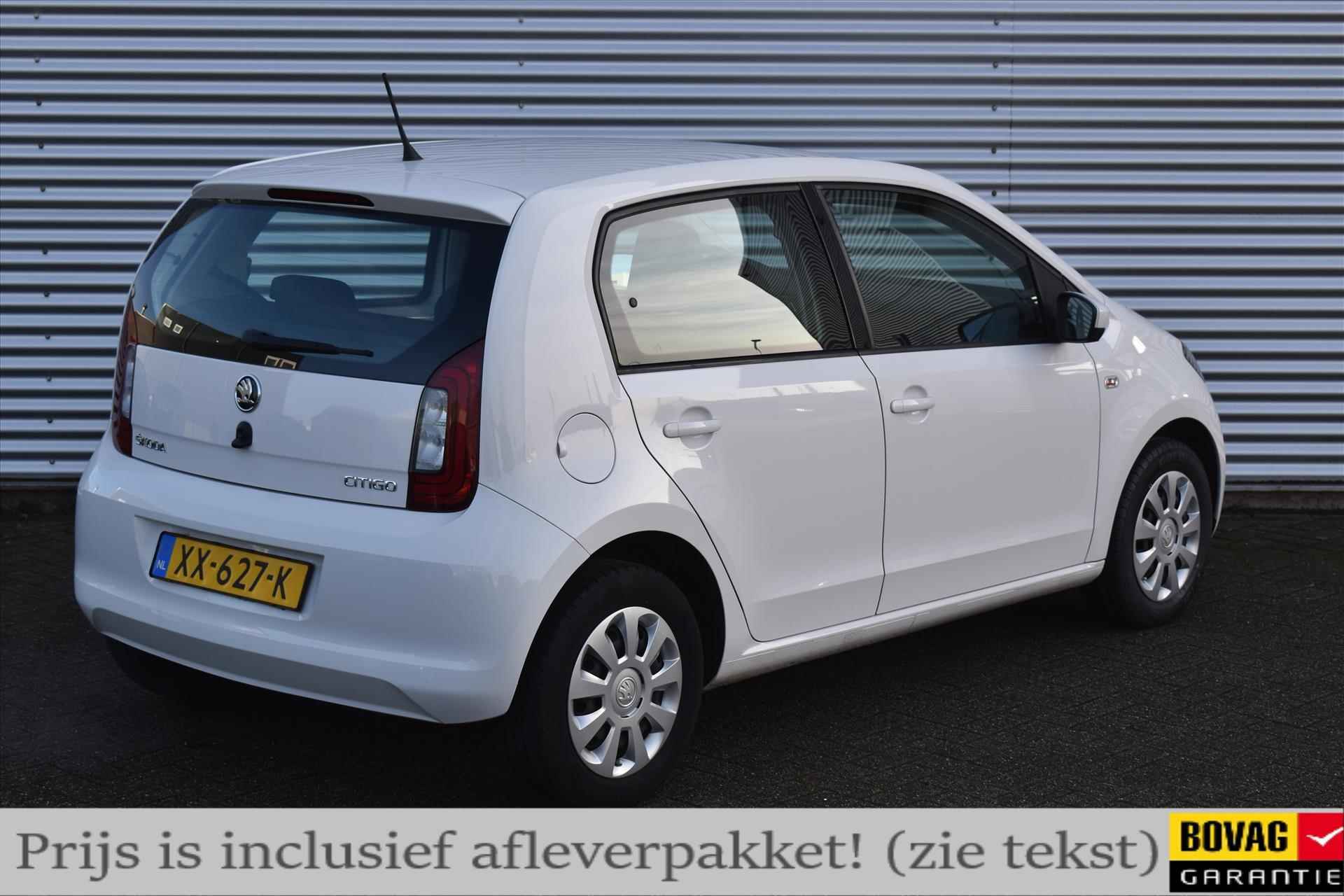 Skoda Citigo 1.0 5drs Greentech Ambition | Incl. BOVAG garantie | Airco | Cruise Control | Bluetooth | Elek ramen | Incl. BOVAG garantie, onderhoudsbeurt etc - 4/19